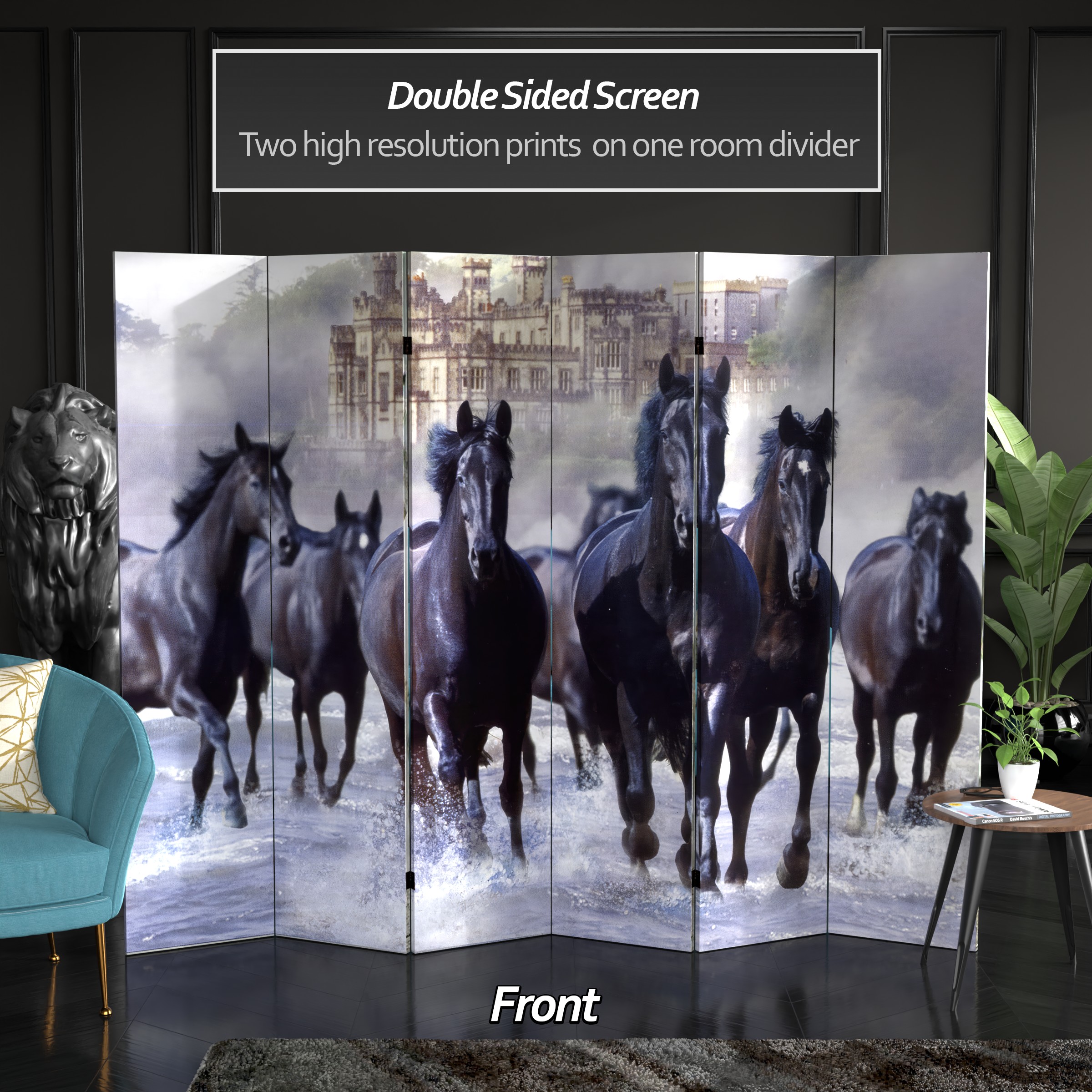 Red Lantern CAN-HORSE-6P Indoor-Privacy-Screens - View #3