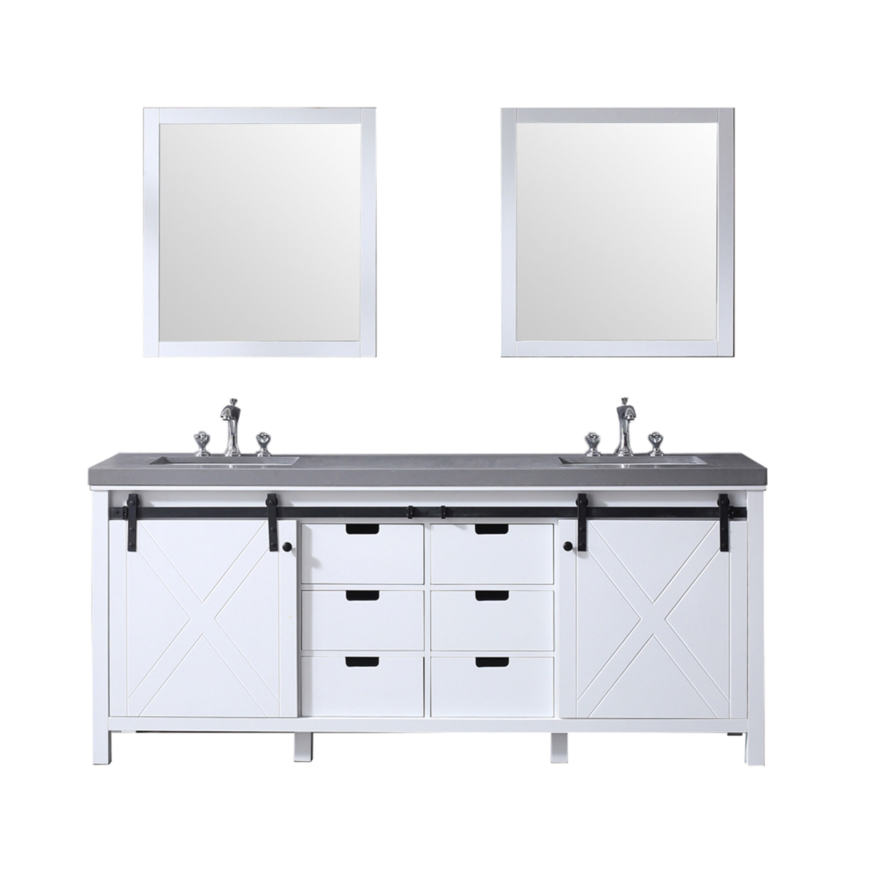 Undermount Double Sink Bathroom Vanity, 80 Bathroom Vanity With Top