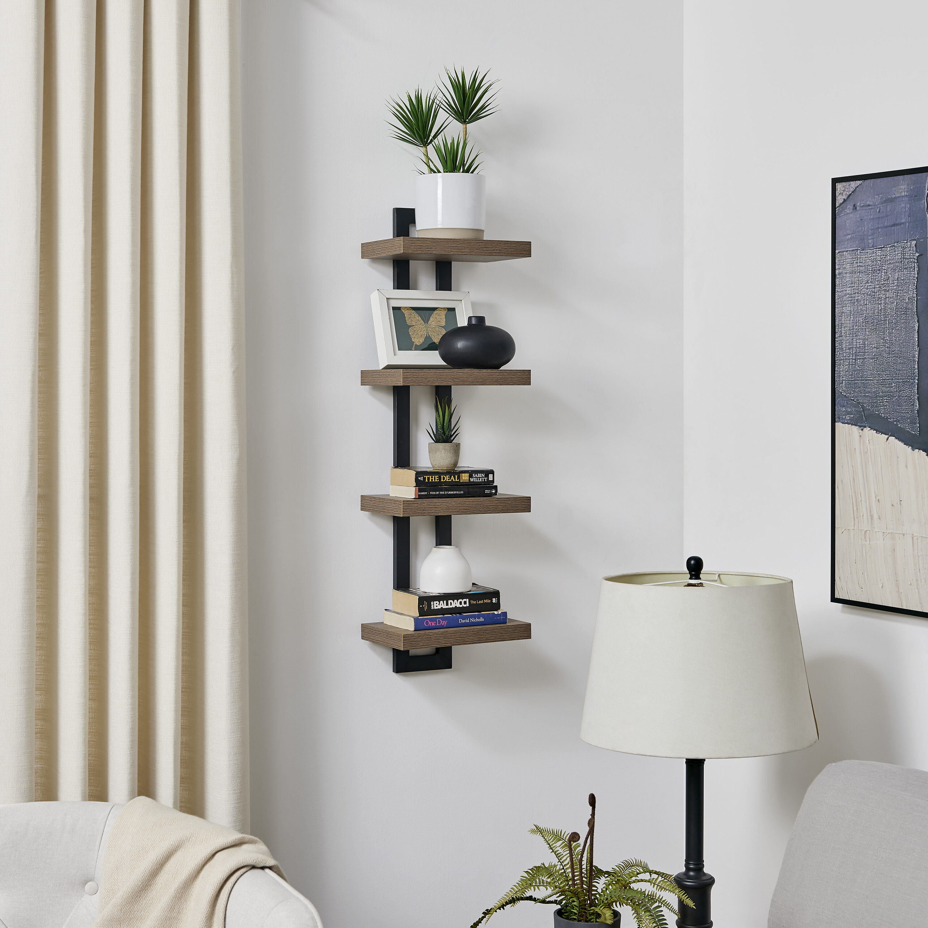 Danya B. GH2220WN Wall-Mounted-Shelving - View #8