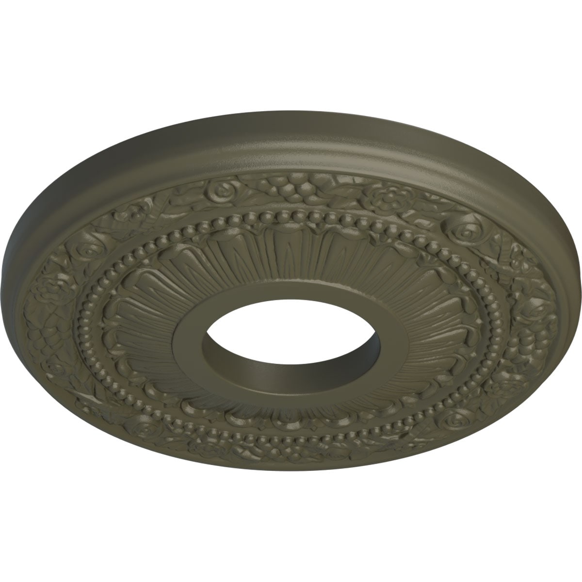 Ekena Millwork CM12NAWHF Ceiling-Medallions - View #2