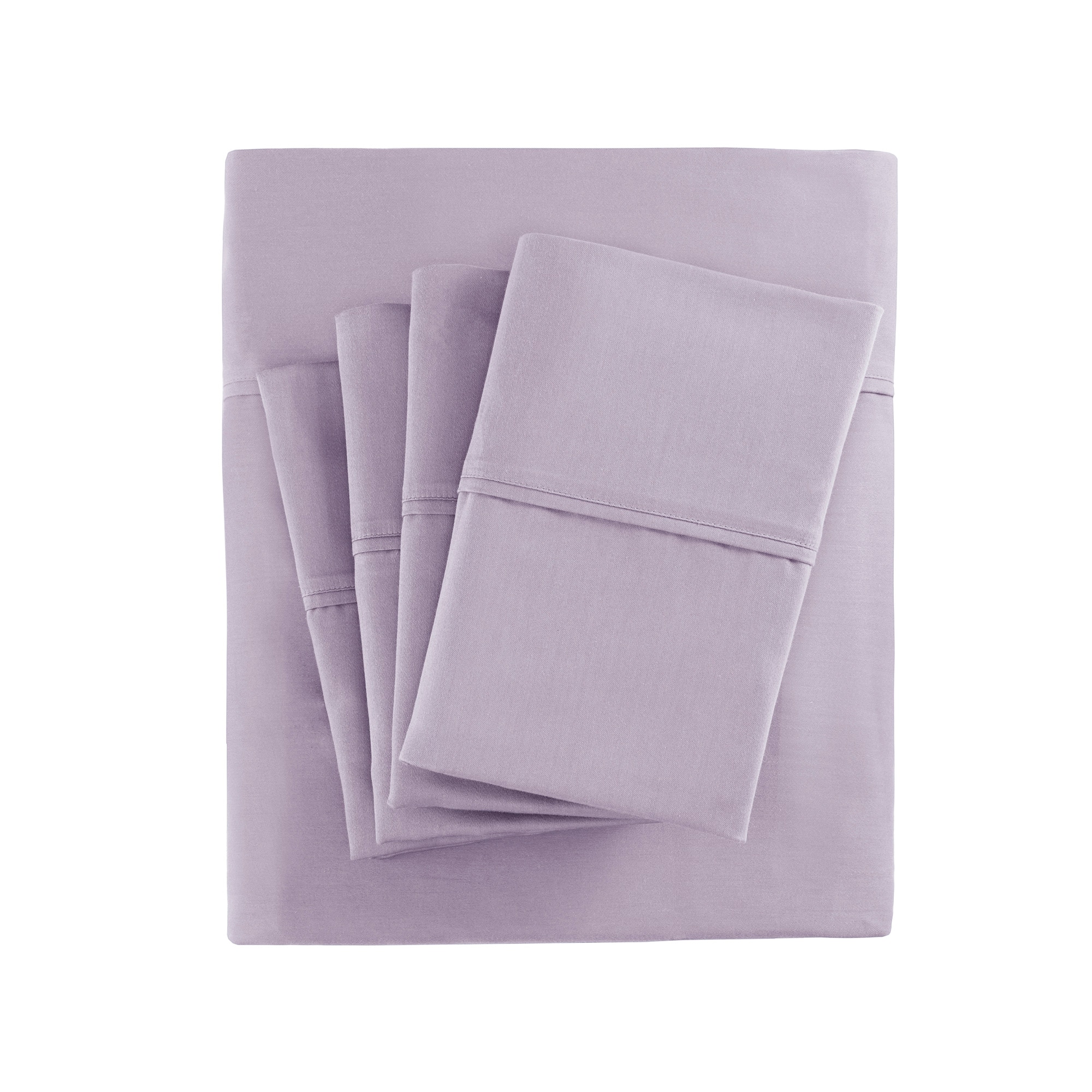 Madison Park MPH20-0010 Queen 800 -Thread Count Cotton blend Purple 6 -Piece Bed Sheet Set
