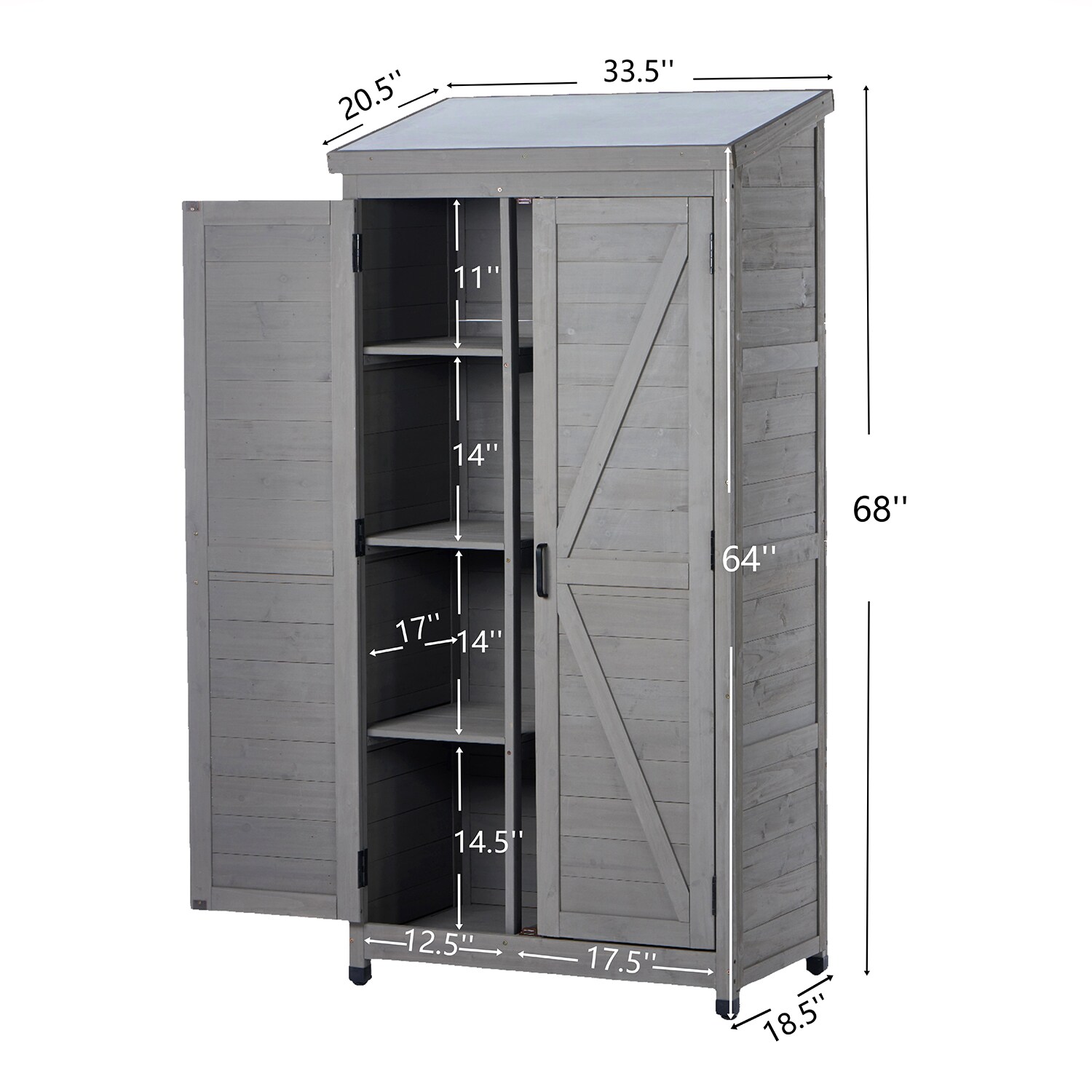 GZMR GR-N7176L Wood-Storage-Buildings - View #11