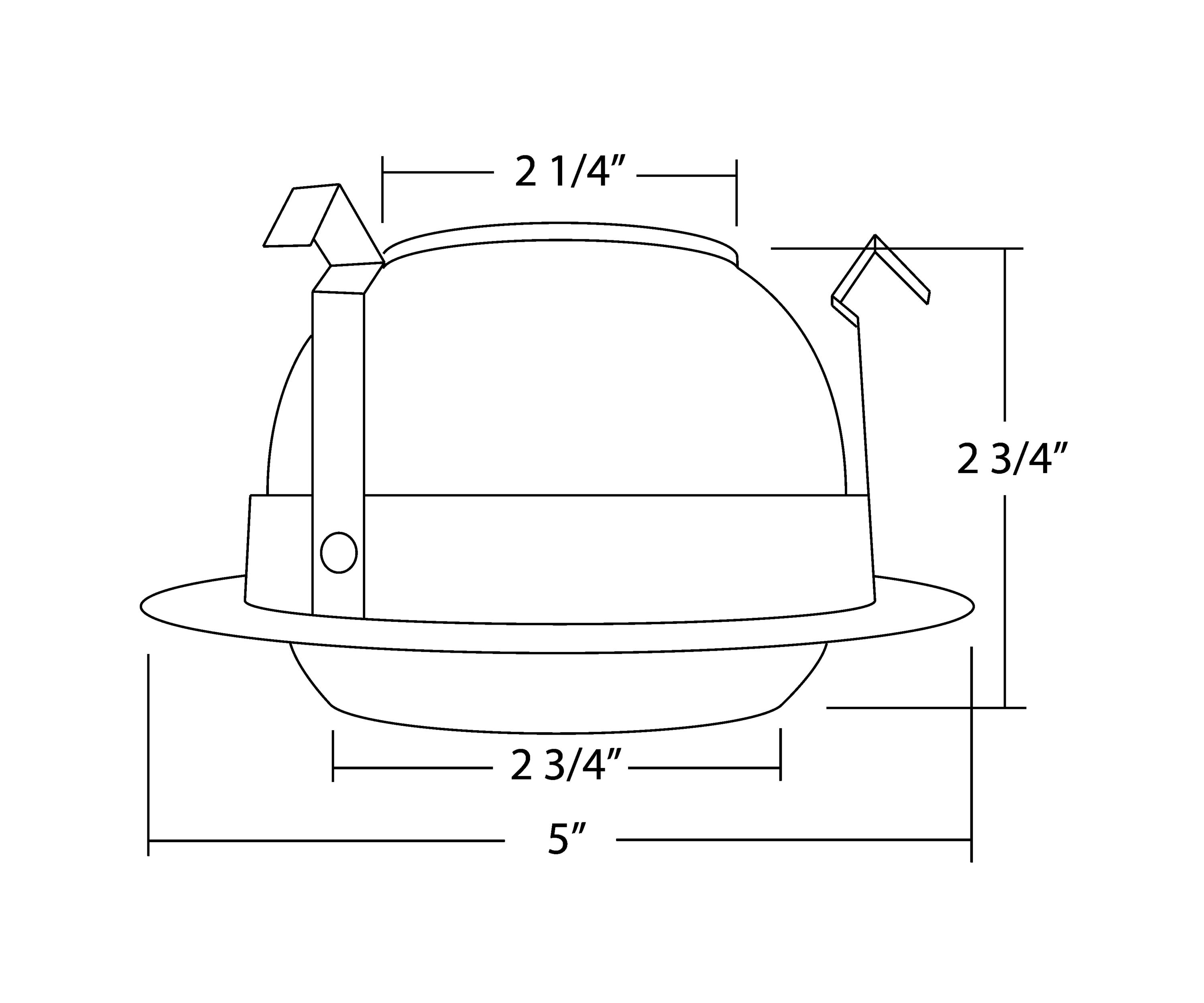 4-Inch Oil-Rubbed Bronze Adjustable Eyeball Recessed Trim