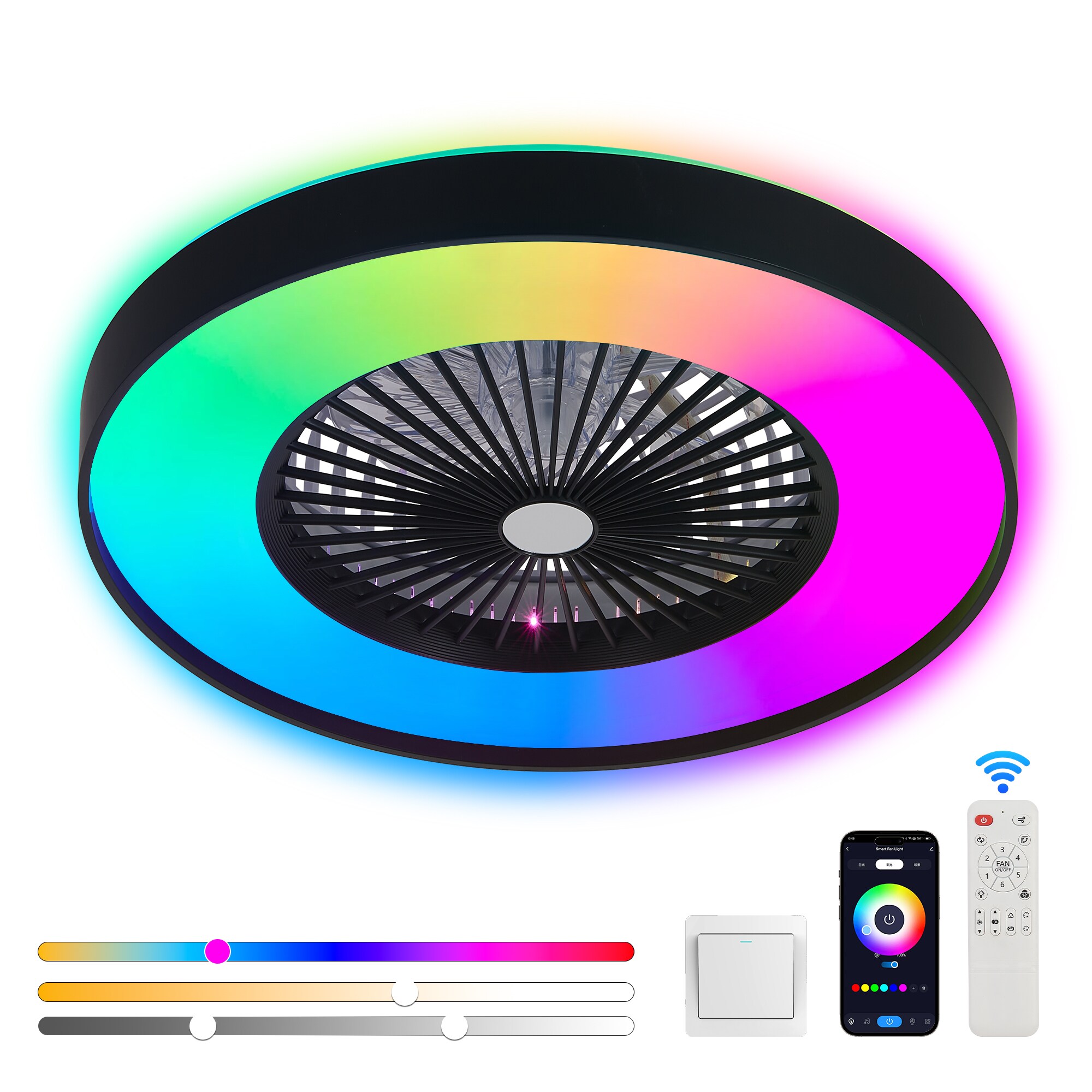 LUXEYARD DS-R-N-211 Ceiling-Fans - View #3