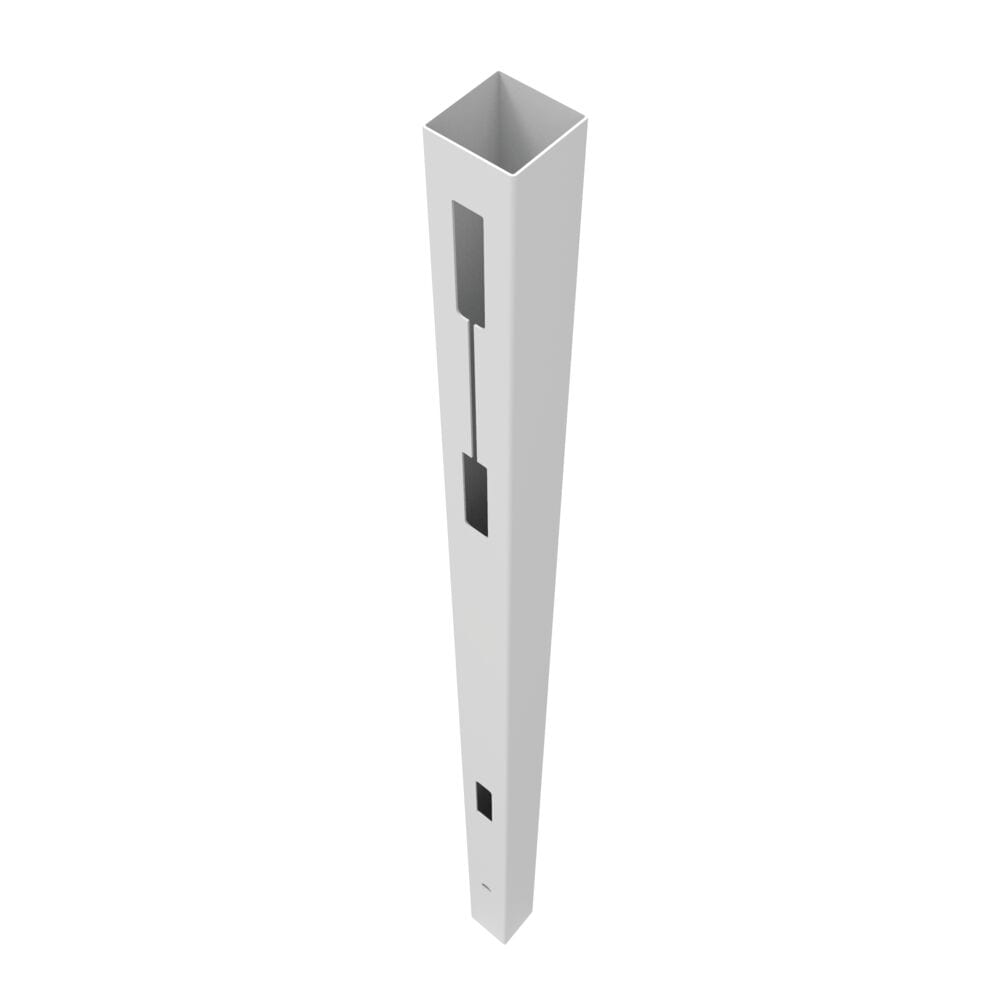 Freedom 73045606 Barington/Newbeck DSP 9-ft H x 5-in W White Vinyl End Fence post (Assembled)