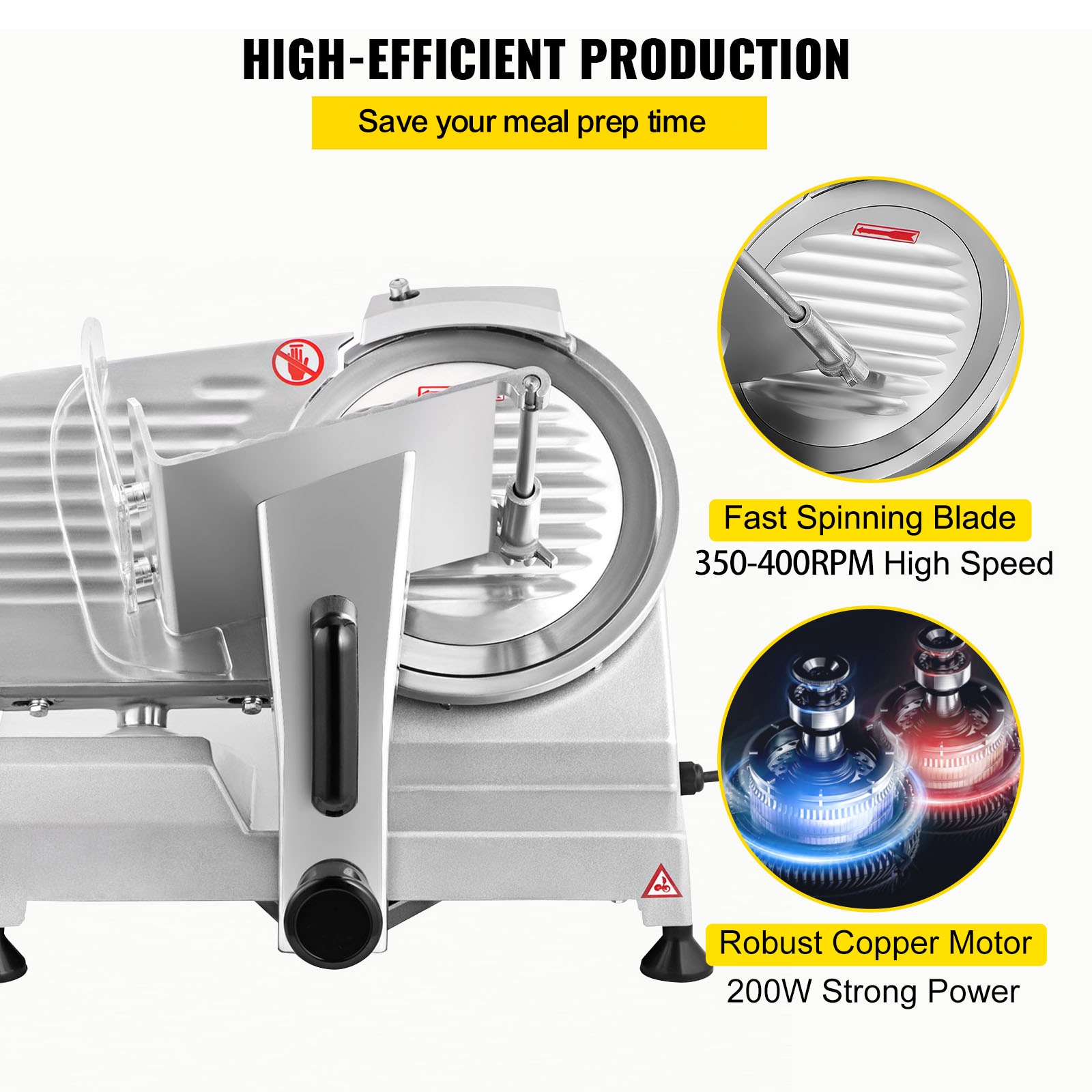 VEVOR SCSYDRQPJ24002501V1 Food-Slicers - View #3