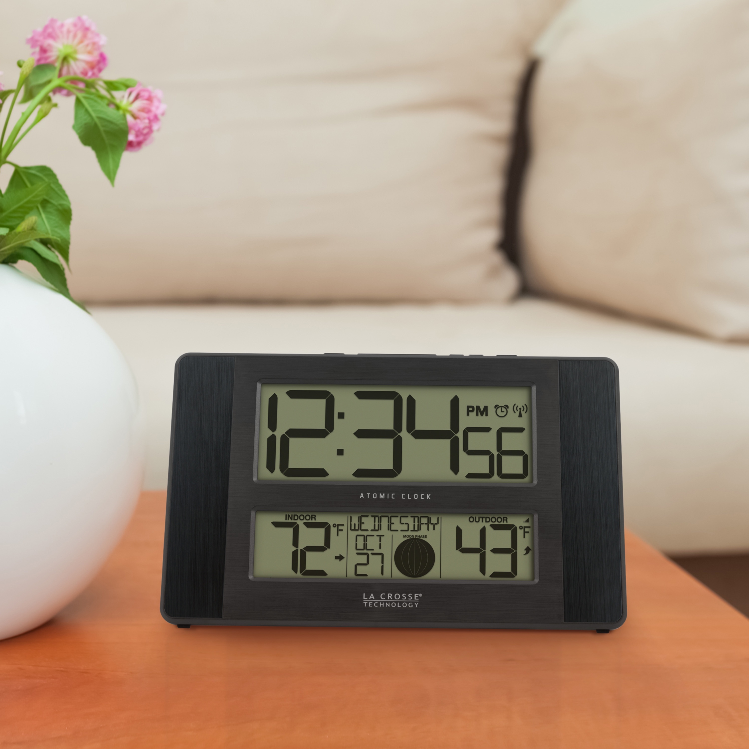 La Crosse Technology 513-1417BS Indoor-Outdoor-Clocks - View #8