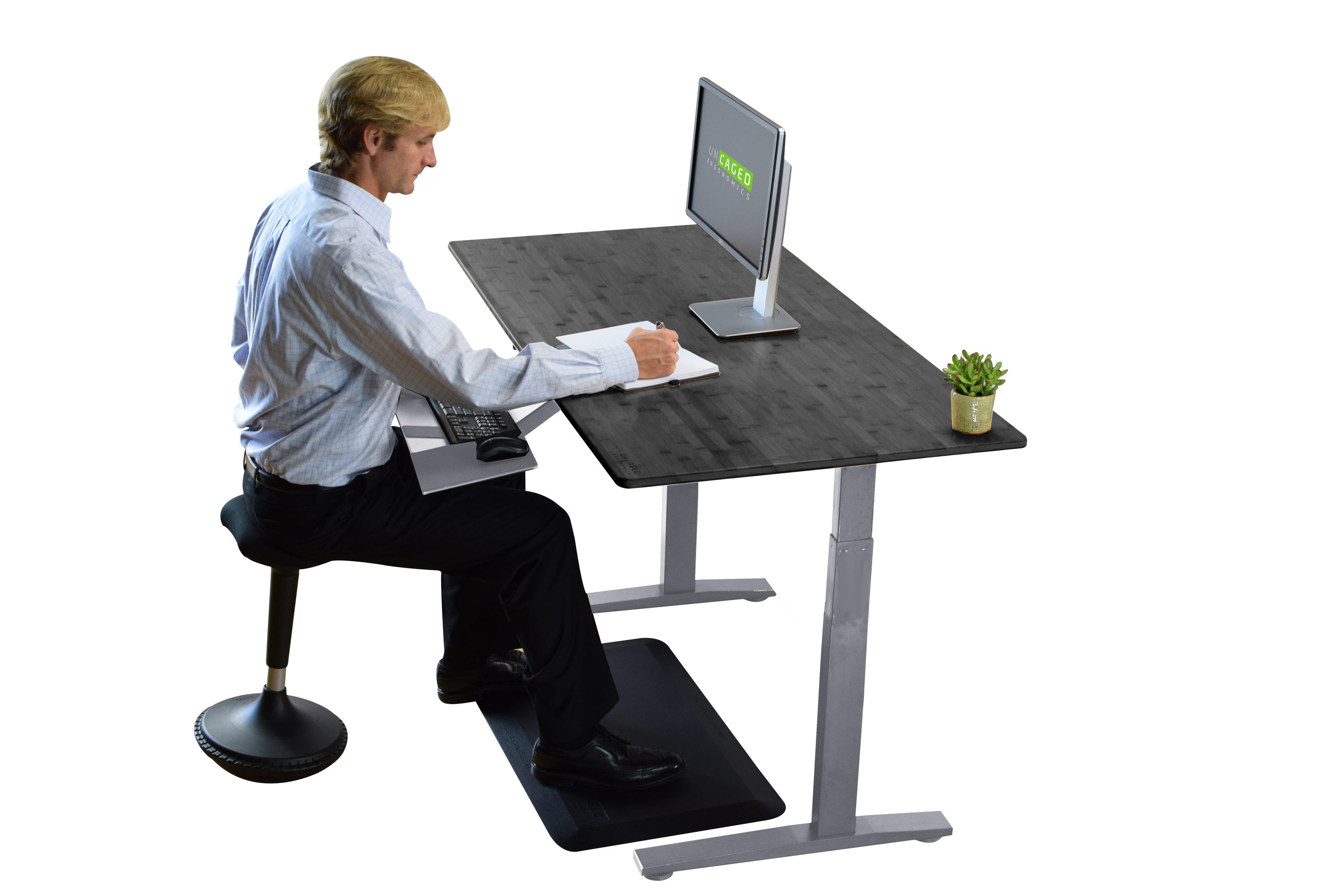 Lowes sit stand deals desk