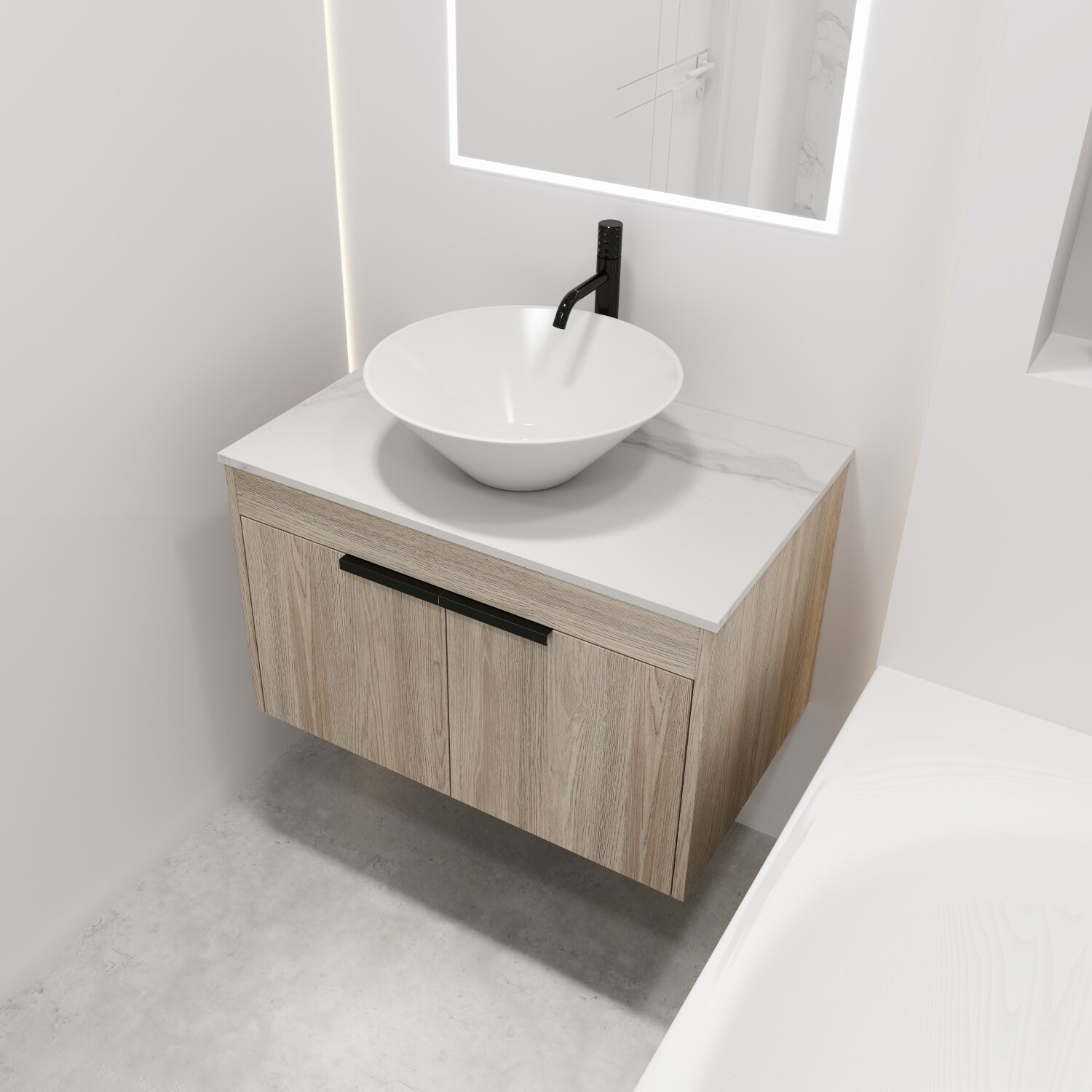 Streamdale Furniture W999S00024 Bath-Vanity-Combo - View #3