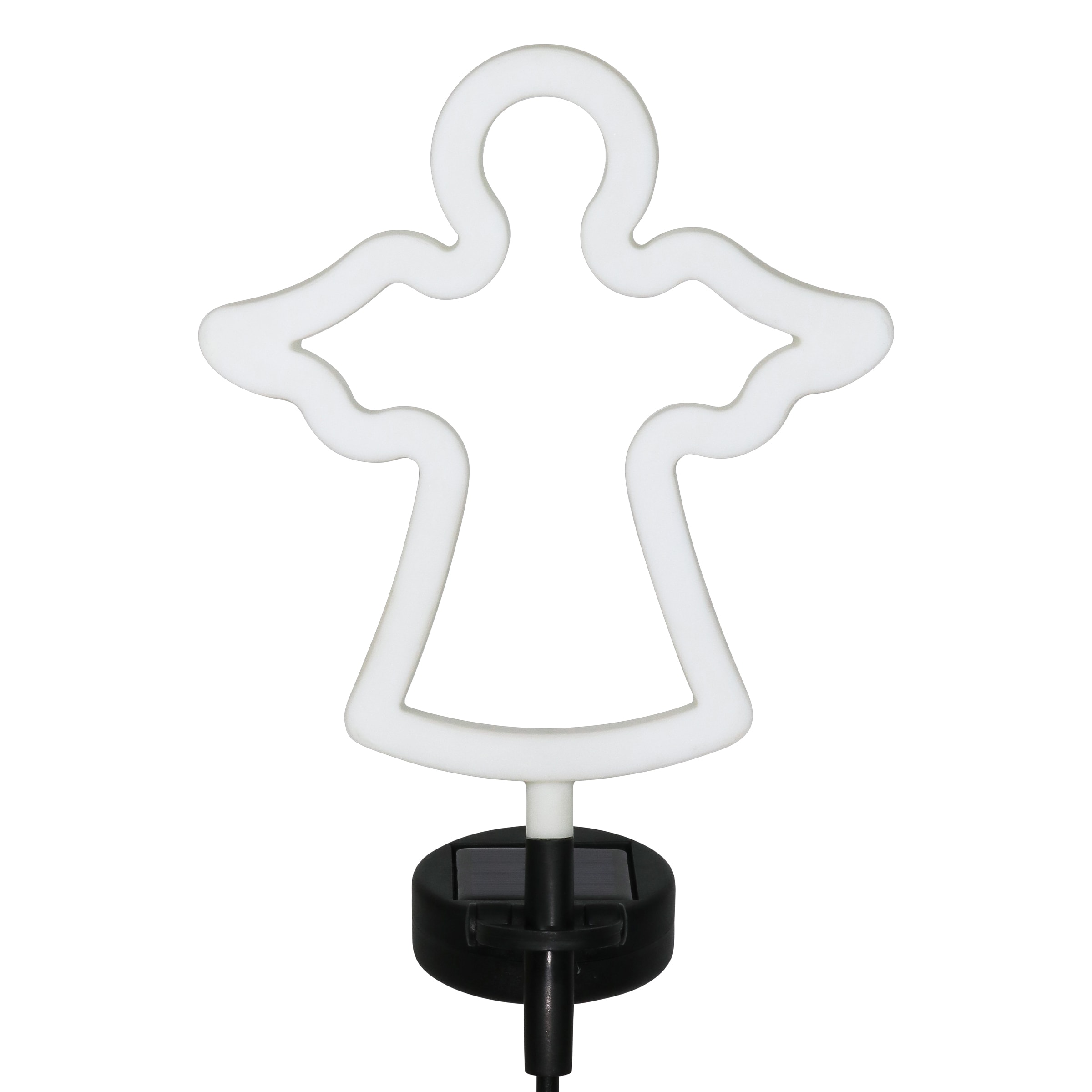 Exhart 19069-RS 34.45-in White Plastic Solar Stake