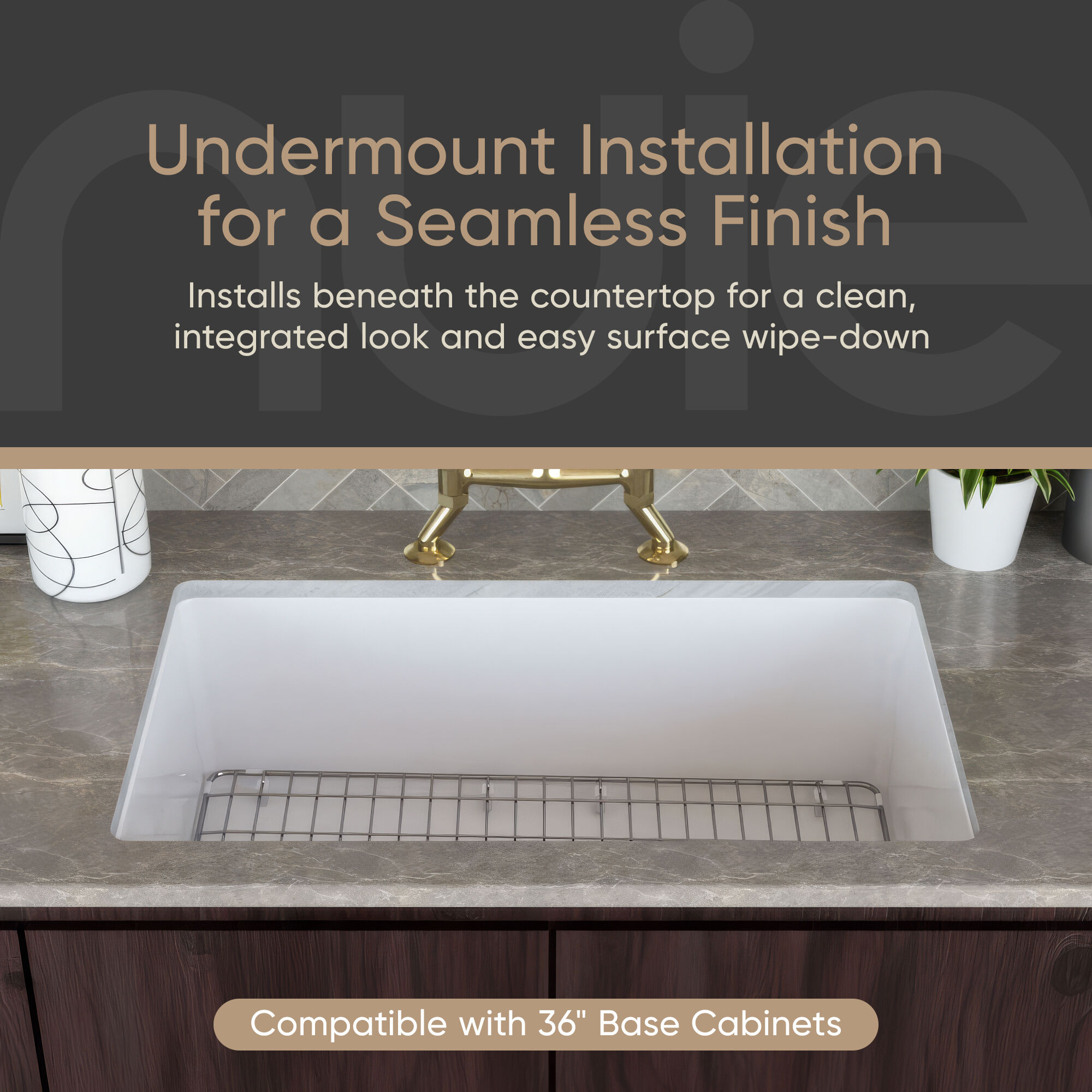 nuie 15034GL Kitchen-Sinks - View #6