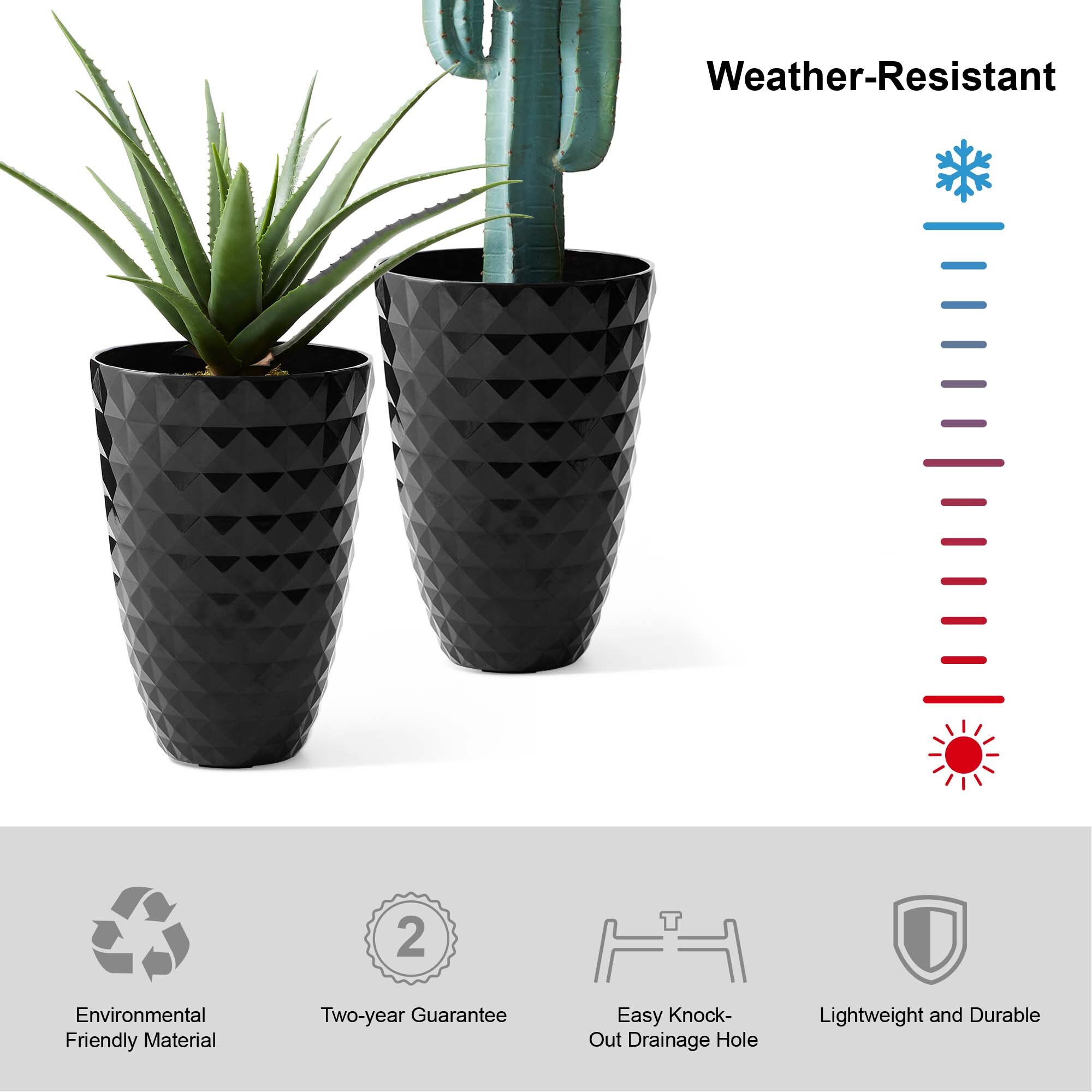 Glitzhome 2022800021 Planter-Window-Box - View #7