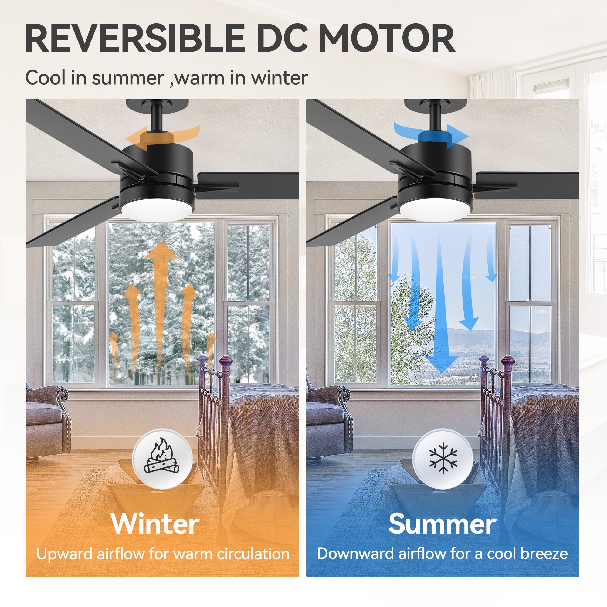 Breezary 30027-BK Ceiling-Fans - View #6
