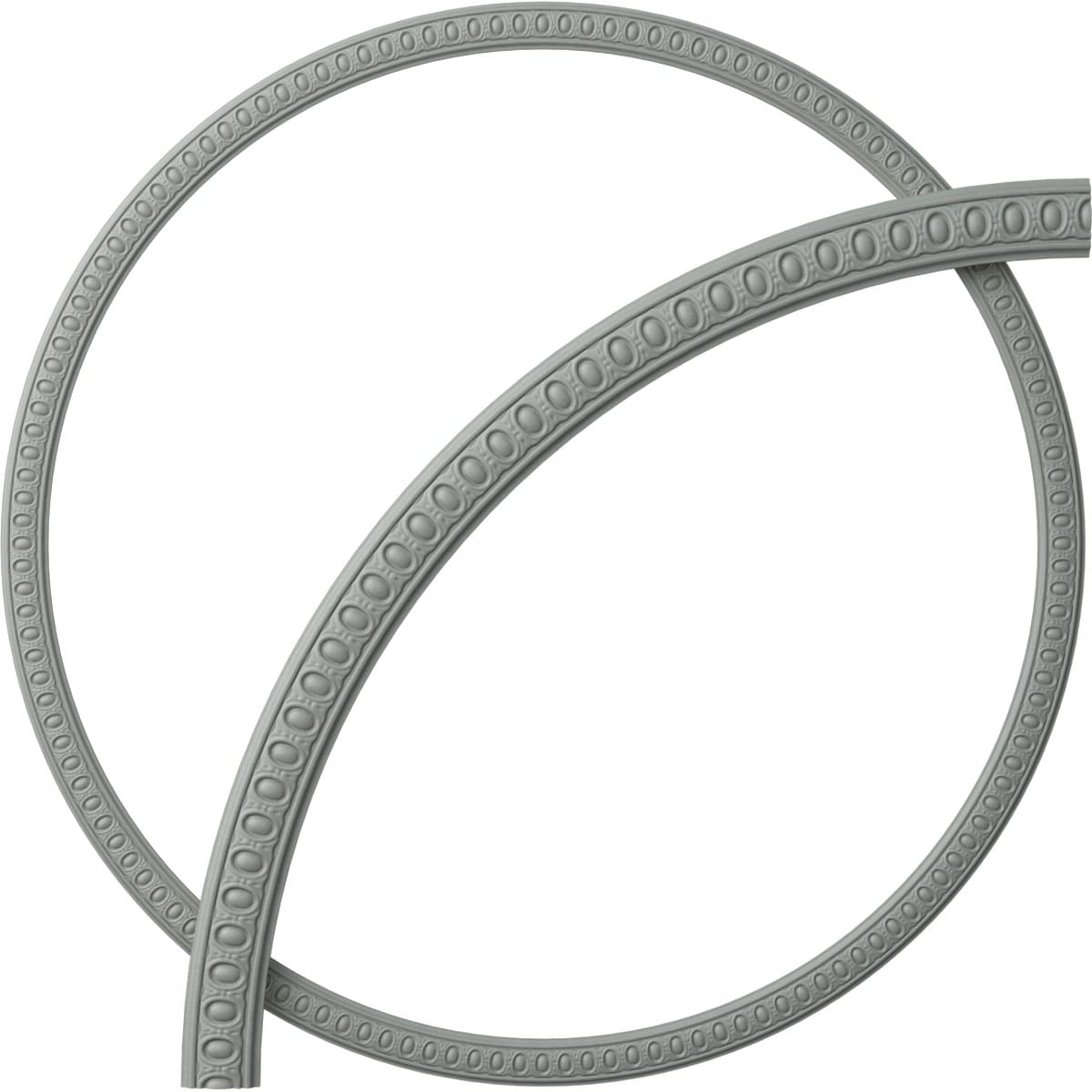 Ekena Millwork CR70CA Caputo Egg and Dart 3.25-Inches x 70.0-Inches Quarter Polyurethane Ceiling Ring