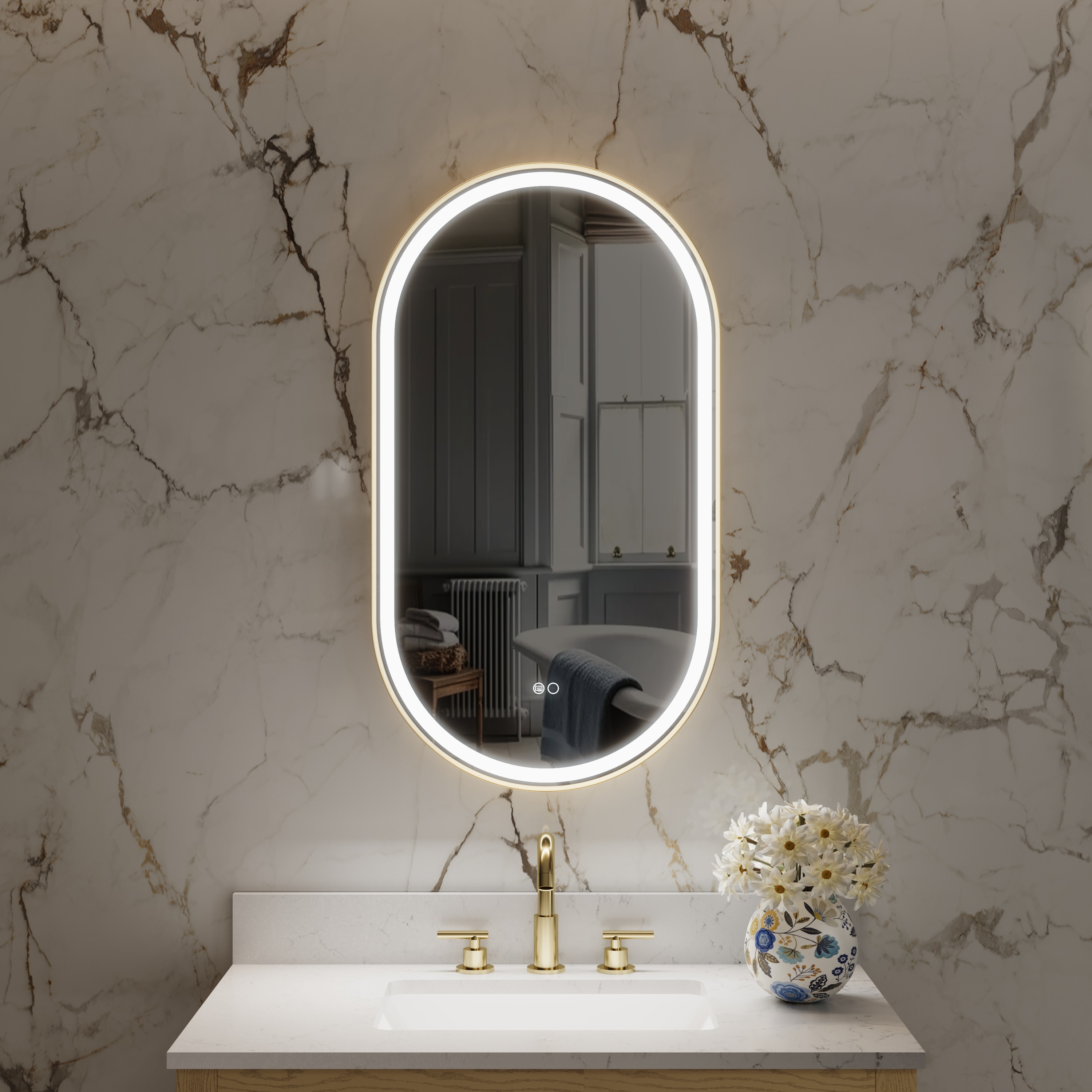 CALVON RC9-OR2036BG Framed-Bath-Mirrors - View #8