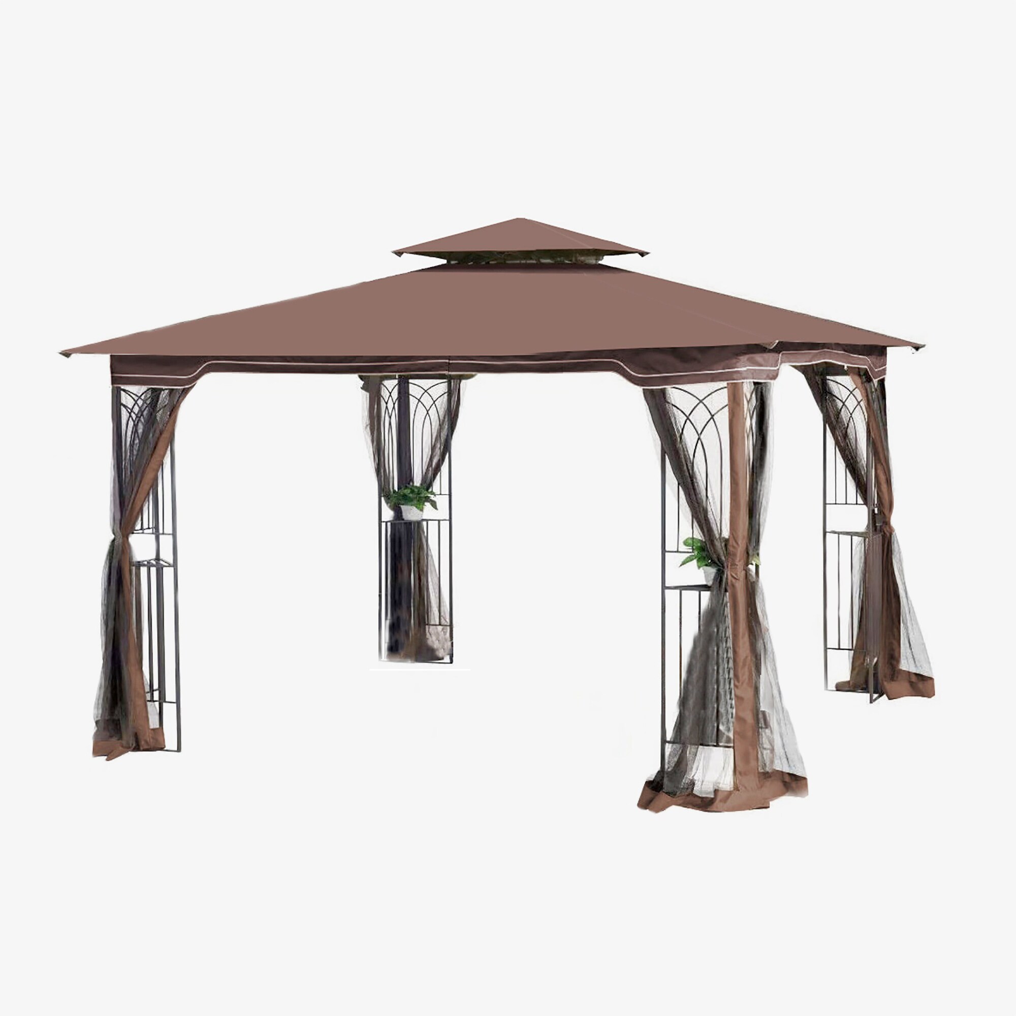 AHIOU HOME ZAAHG-40786PG Wood-Resin-Gazebos - View #5