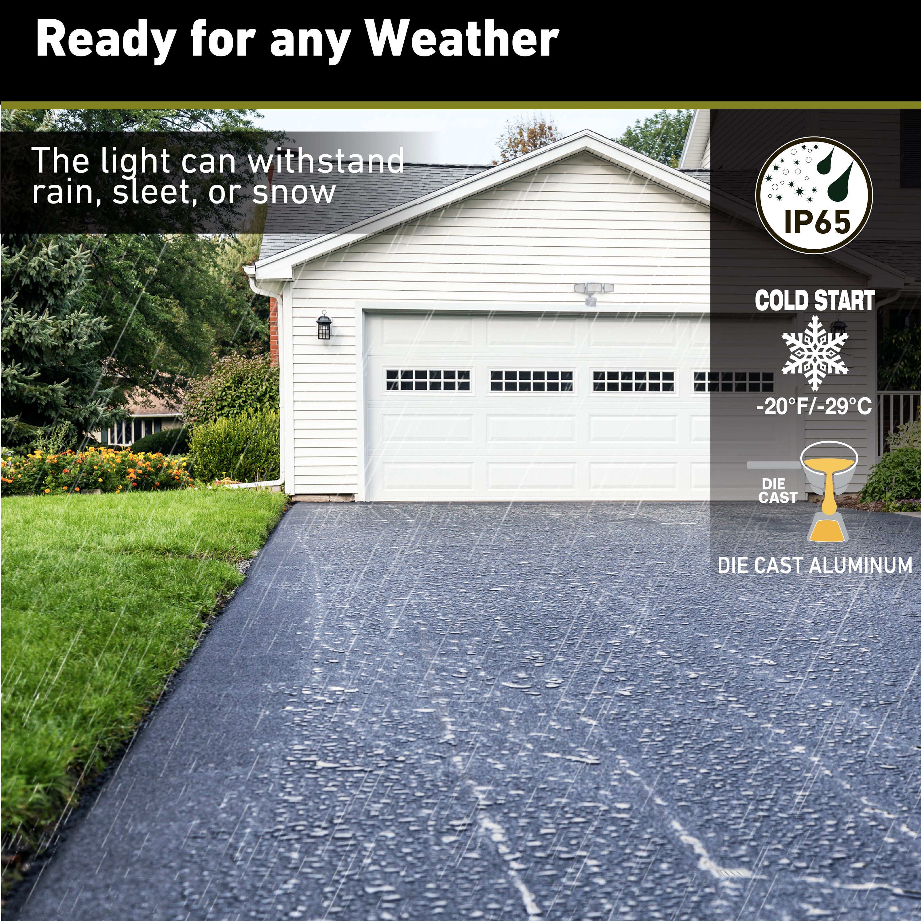 Good Earth Lighting SE1293-WH3-02LF0-G Motion-Activated-Floodlights - View #18