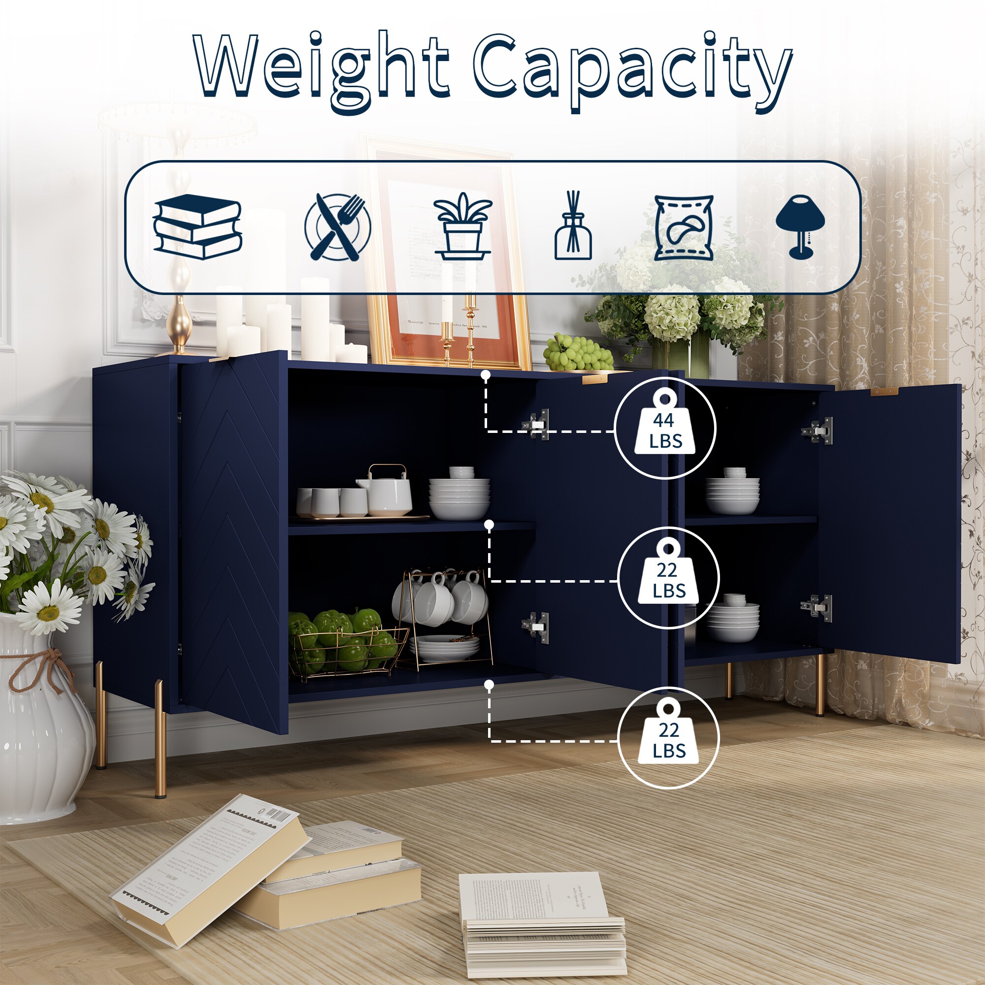 Clihome CL-CJ4M-BL Utility-Storage-Cabinets - View #9