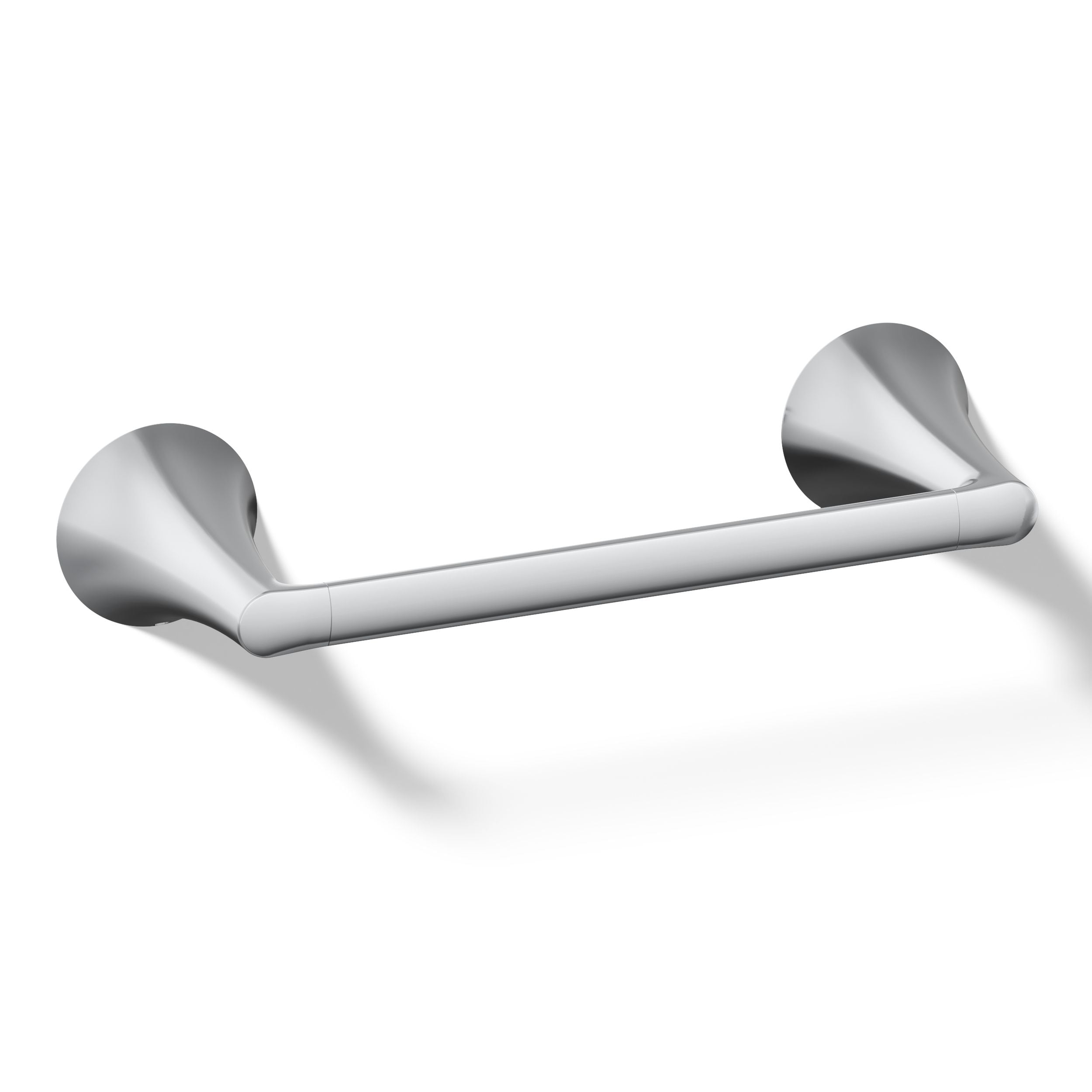 KOHLER Buckley 9-in Polished Chrome Wall mount Single Towel Bar