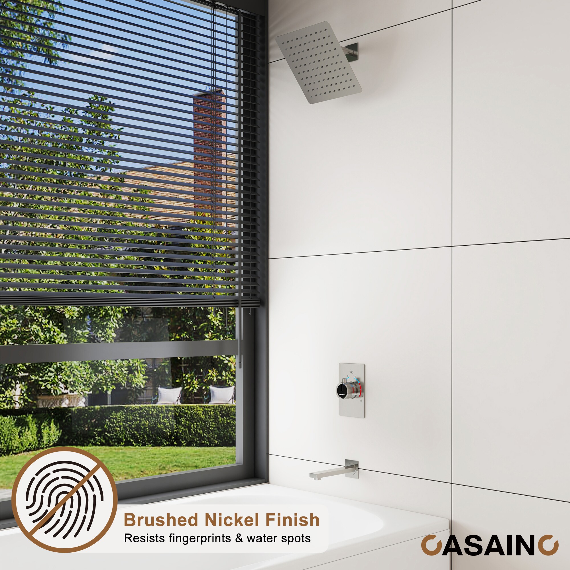 CASAINC CASA07CP Showerhead-Bar-Panels - View #4