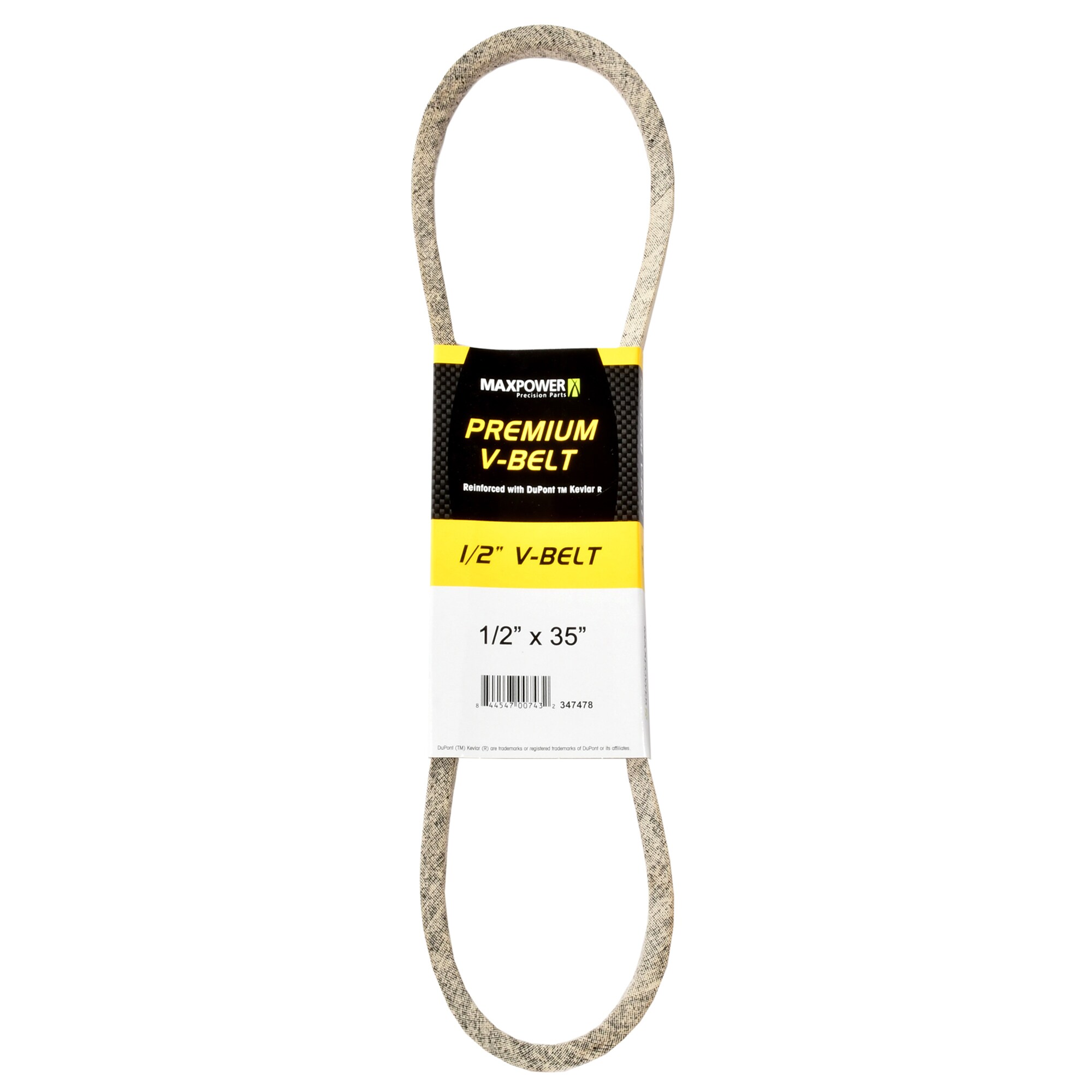 MaxPower 347478 1/2-in x 35-in V-belt, Riding Mower/Tractors, Replaces OEM Part Number Universal