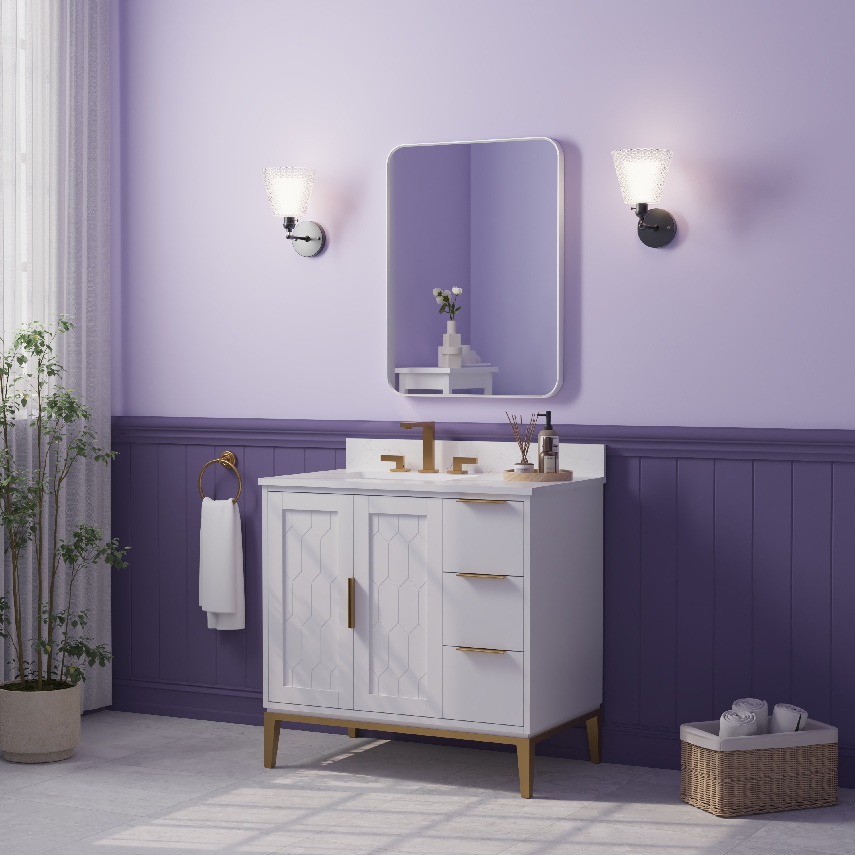 WELLFOR DTG-301CP12 Framed-Bath-Mirrors - View #4