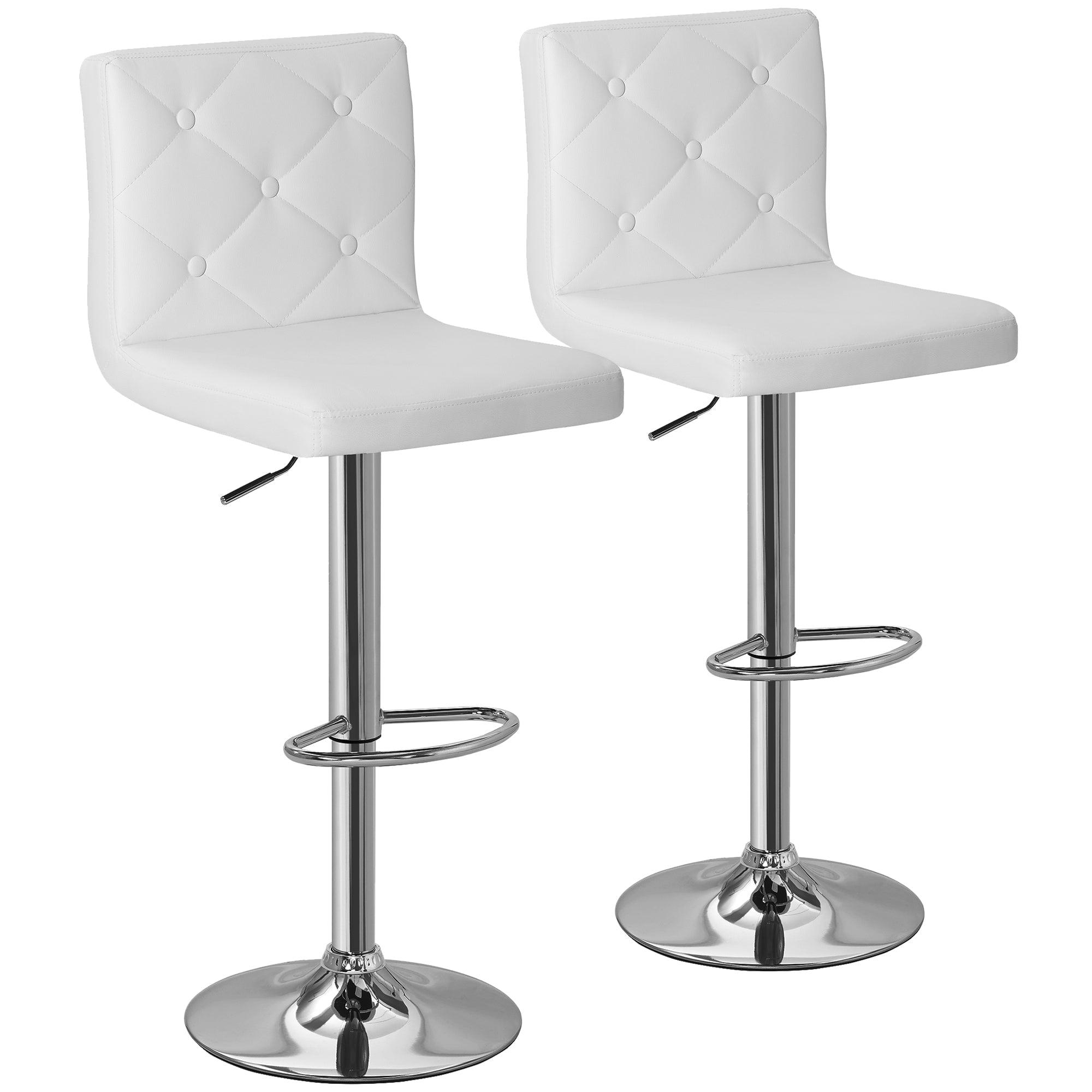 Vecelo LOE-C06-WHT stools - View #2