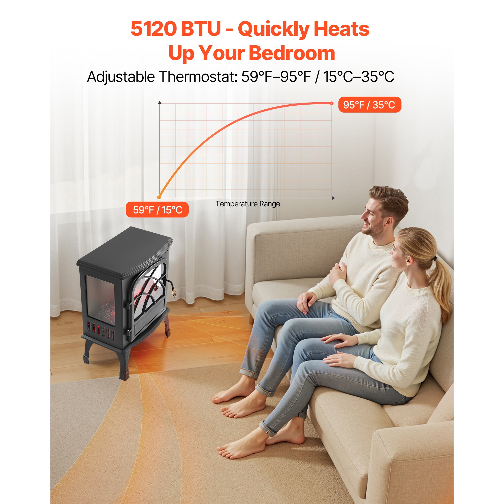 Bybafun YE7400015 Electric-Fireplaces - View #3