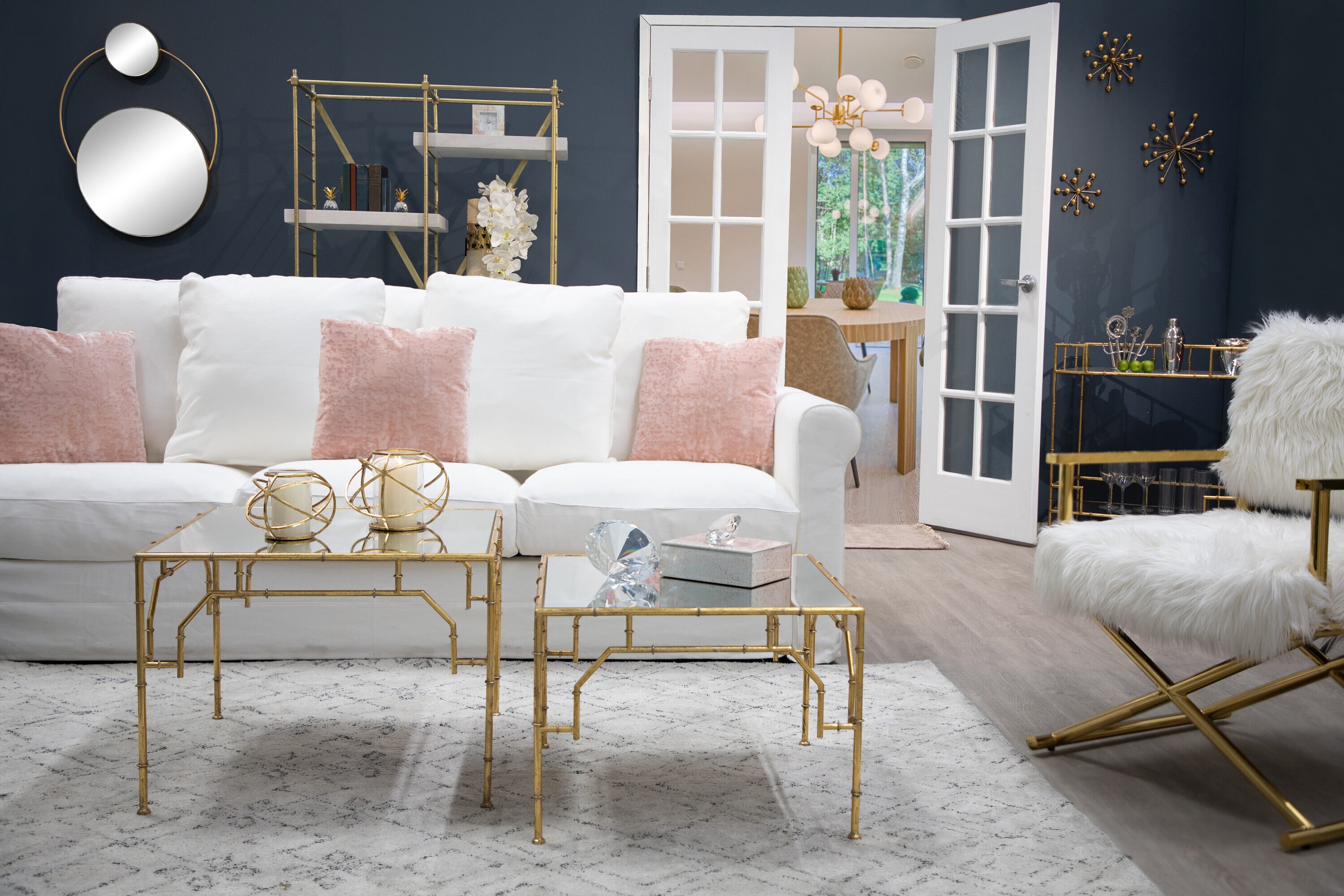 Sagebrook Home 14875 1 Candle Metal Pillar Candle Holder