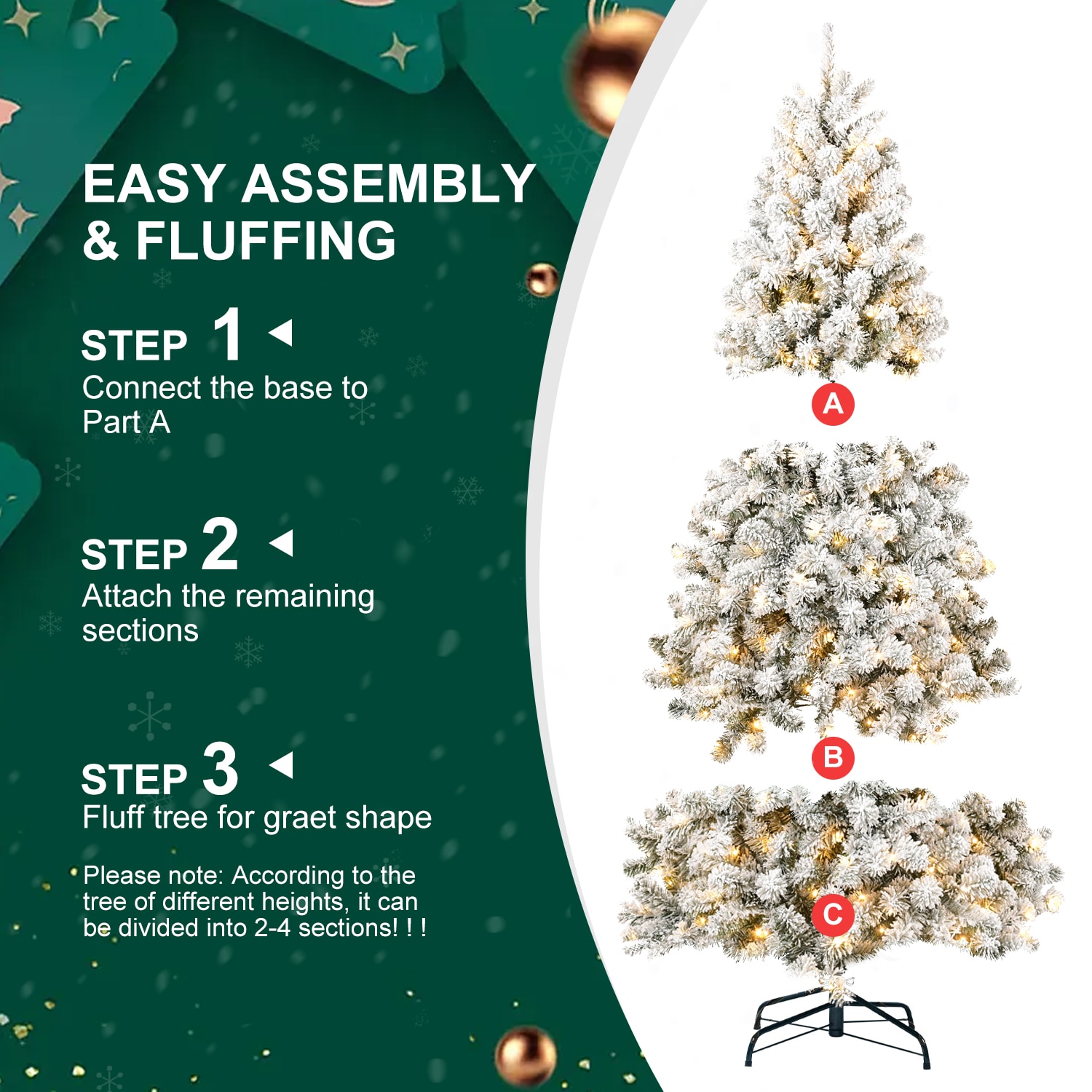 AAZJ JMR-307764AAF Artificial-Christmas-Trees - View #9