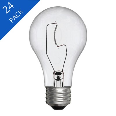 GE 22730 1900 Lumens E26 Medium Base A19 Shape 12-Pack 25-Watt Pink Incandescent Party Light Bulb 