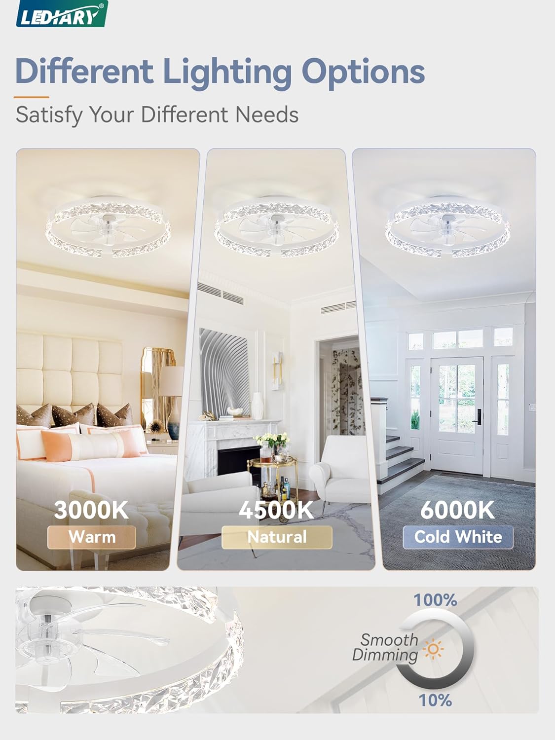 LEDIARY LEDIARY-B0DJ2NV88T Ceiling-Fans - View #2