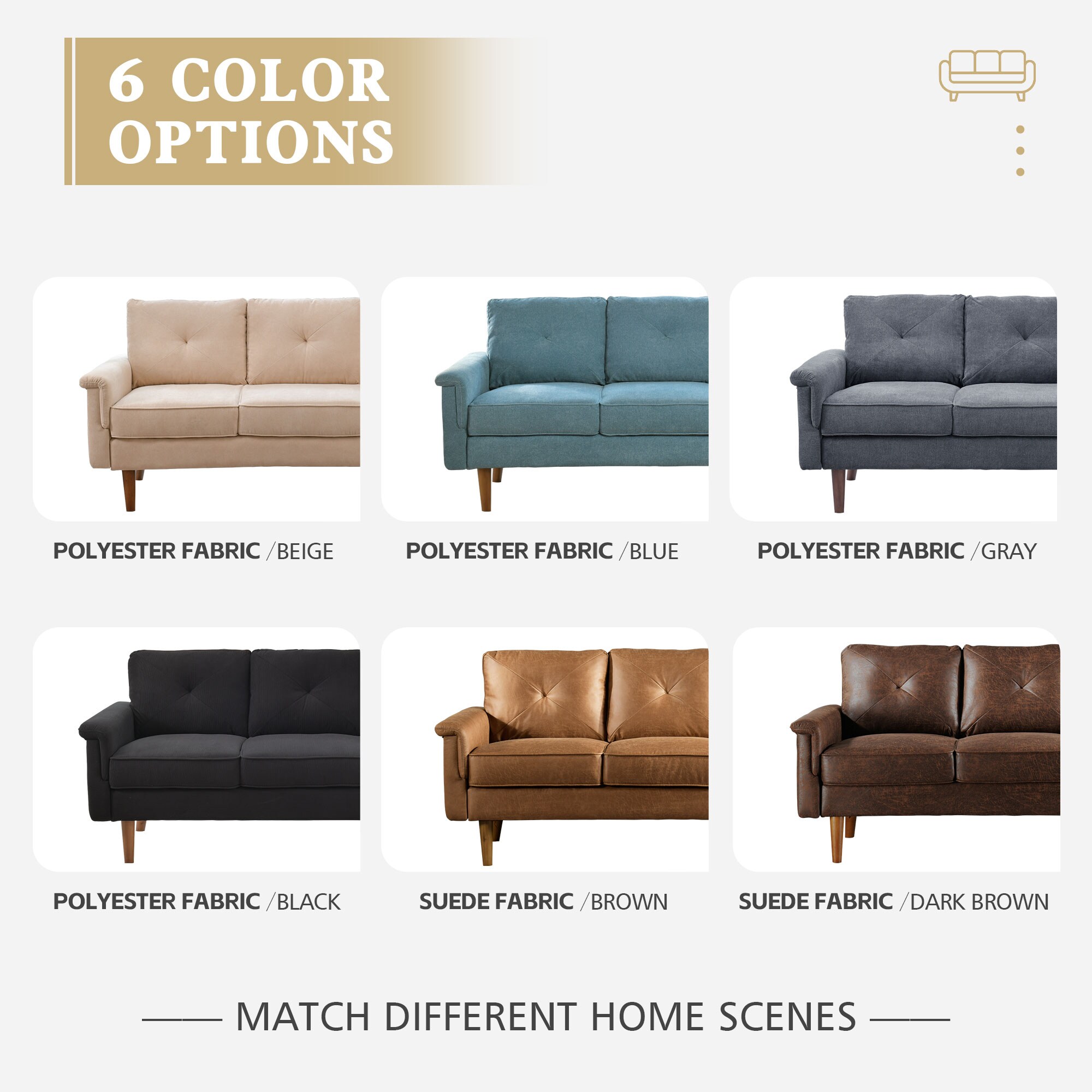 weaxty HMBNOP200 Sofas-Loveseats - View #8