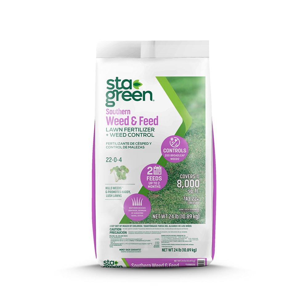 Sta-Green P159898N Southern Weed and Feed 24-lb 8000-sq ft 22-0-4 Weed Feed Fertilizer