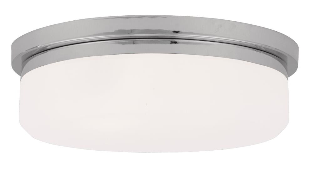 Stratus Contemporary 3-Light Flush Mount in Polished Chrome