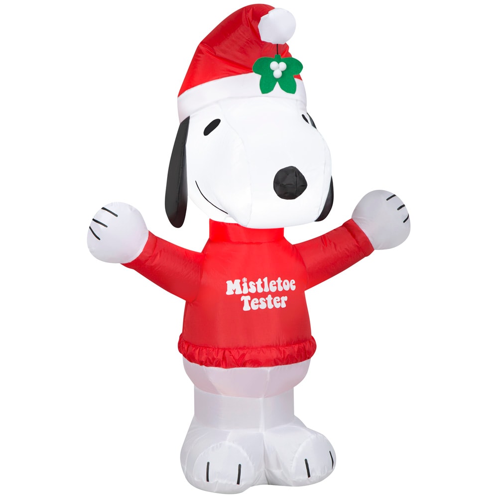 Peanuts 114172 3.5-Feet Lighted Frosted Christmas Inflatable