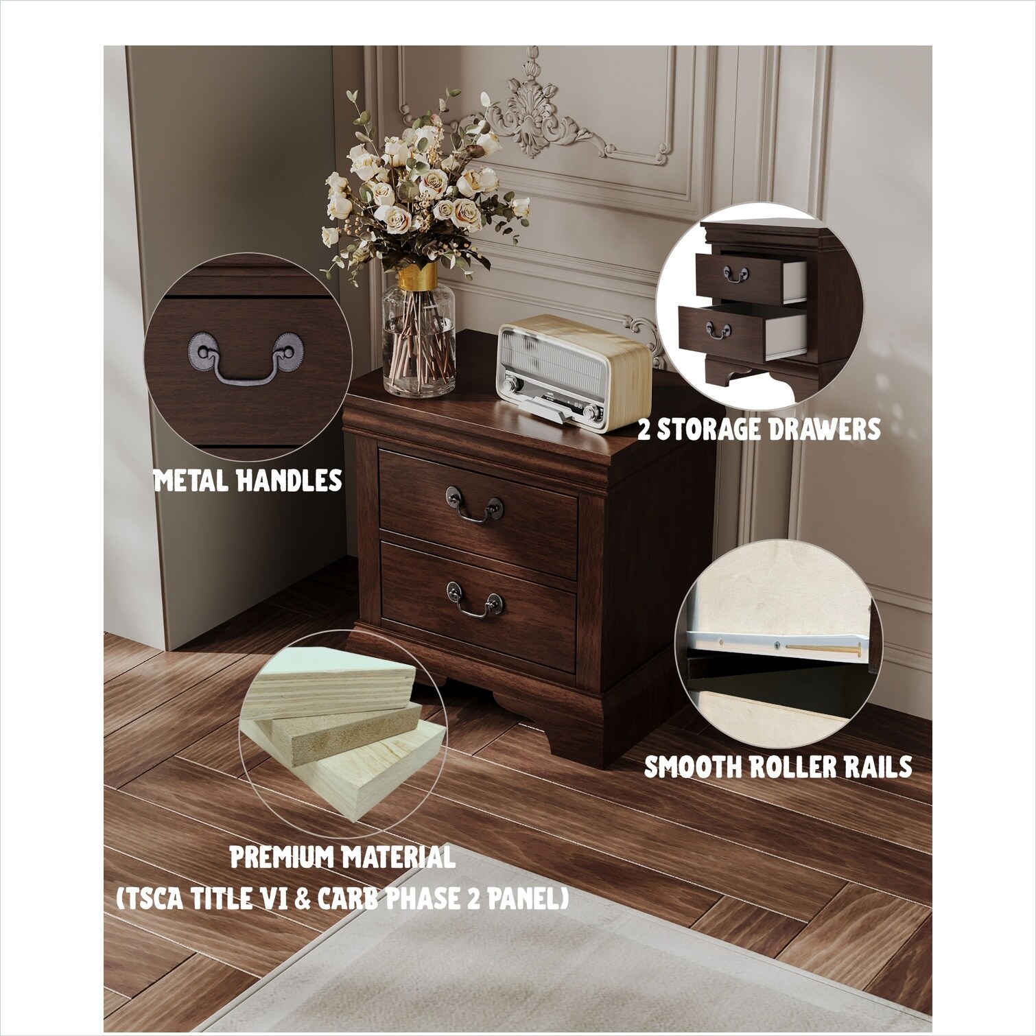 SunJet 0ZC1R0KMYC2T nightstands - View #6