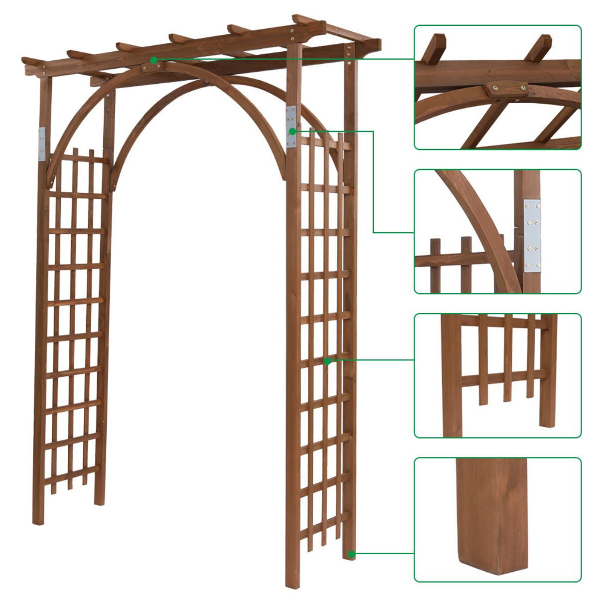 AHIOU HOME ZAAHD-HEB8YUGA Garden-Arbor - View #6