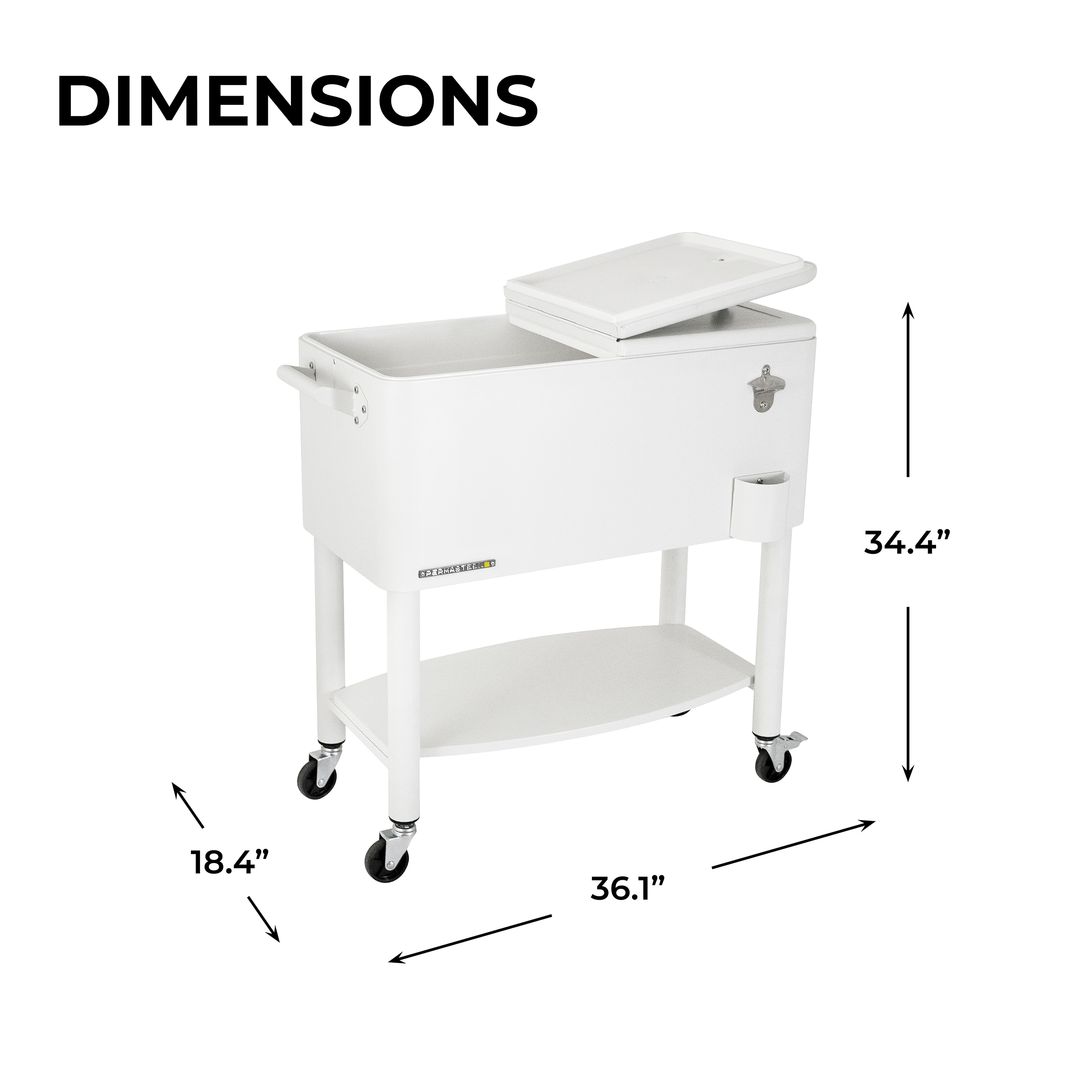 Permasteel 80-Quart Beverage Cooler PS-213-80-WT at Lowes.com