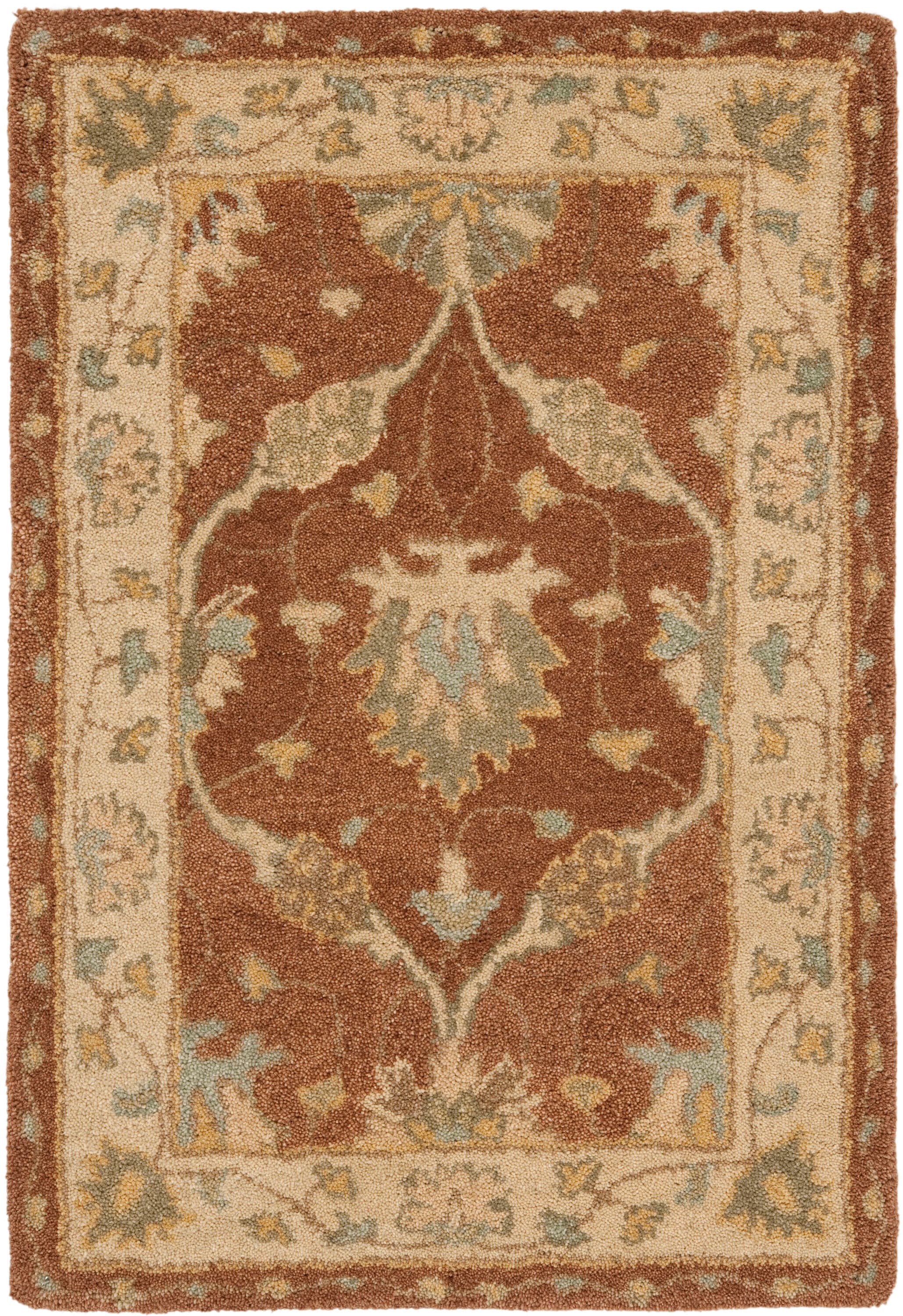 Elegant Light Blue Handmade Tufted Wool Accent Rug