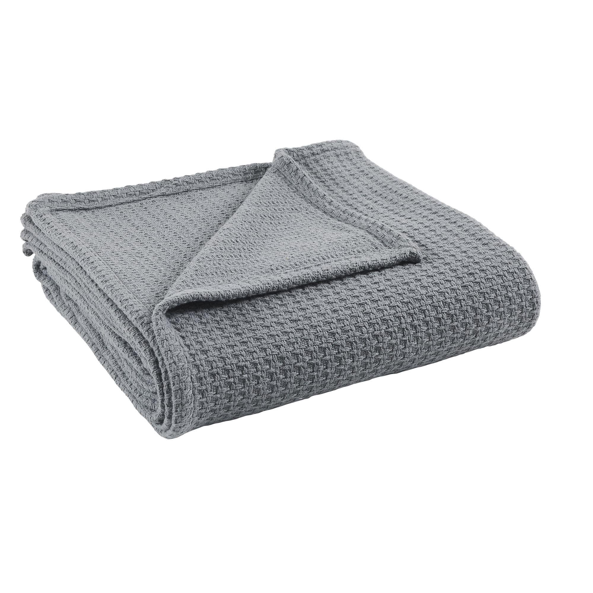 Amrapur Overseas 5THRBLKG-CHR-TN Thermal Blanket Charcoal 66-in x 90-in Throw
