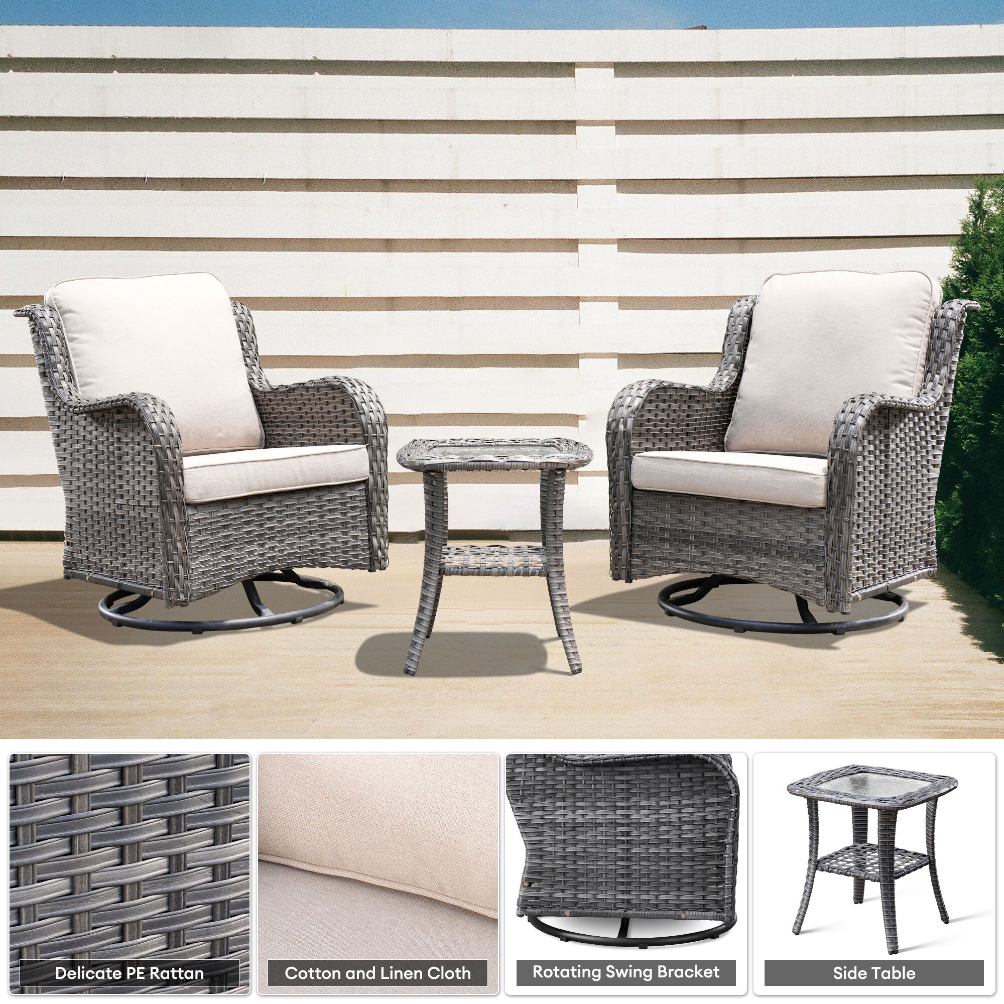 Ovios GNTC-6Y Patio-Chairs - View #5