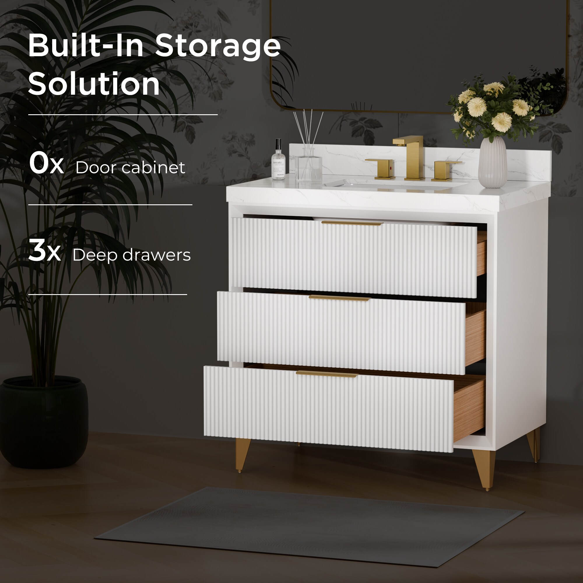 FURUISI LL36001W-36IN Bath-Vanity-Combo - View #9