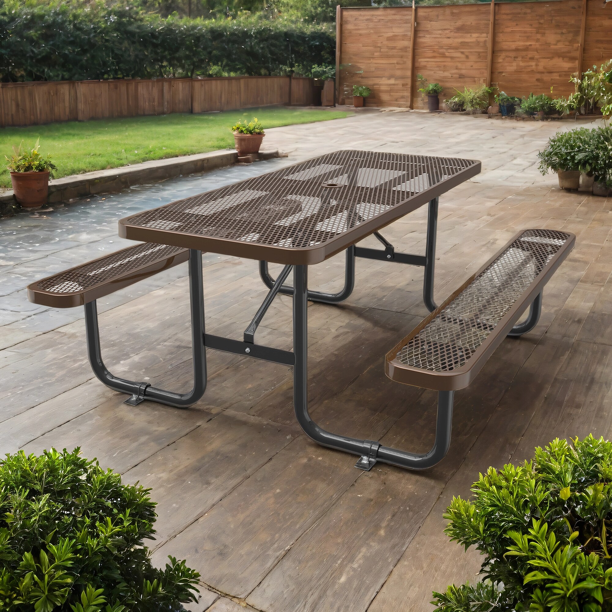SINOFURN SYB740014BK Picnic-Tables - View #2