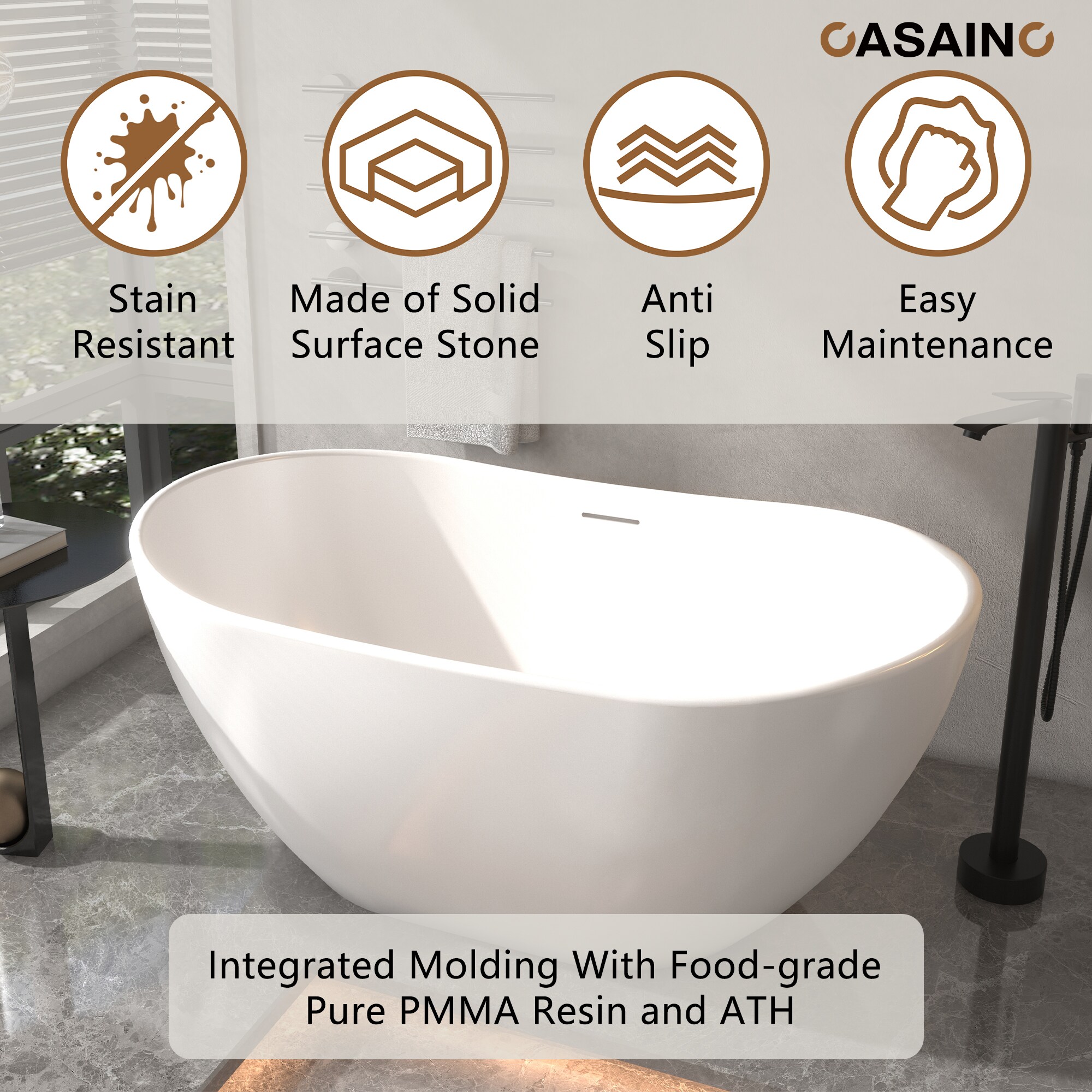 CASAINC CA06005S57MW bathtubs - View #7