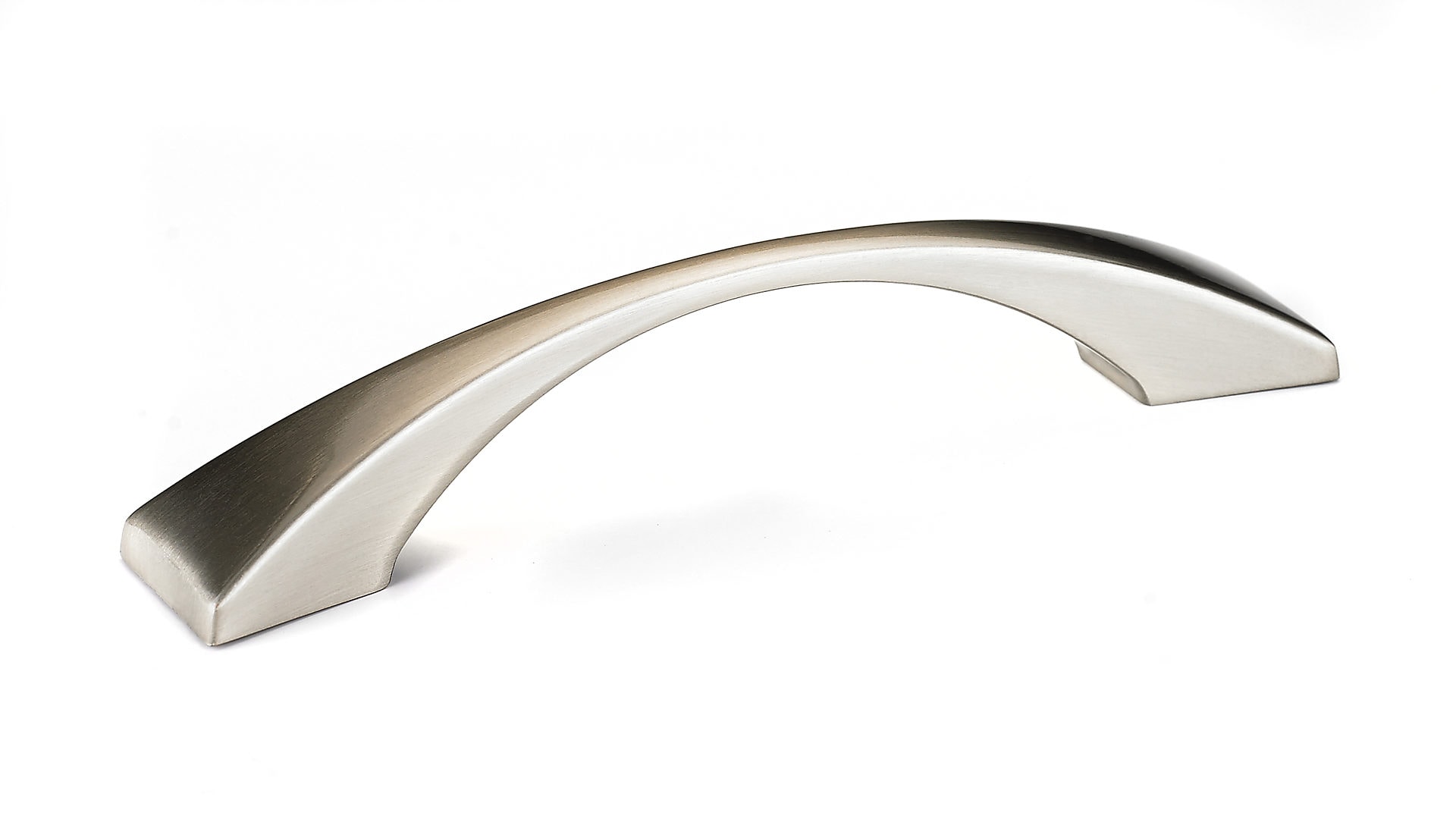 Richelieu Clignancourt 3-3/4-in (96mm) Center to Center Brushed Nickel Arch Handle Drawer Pull