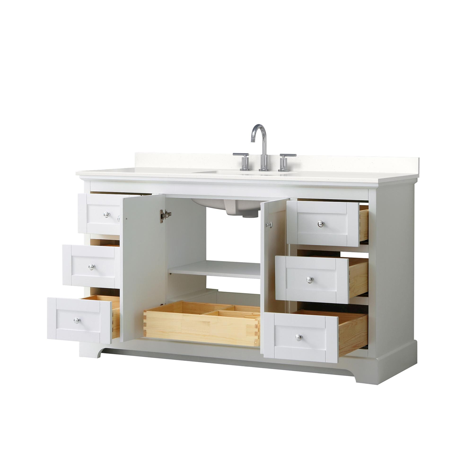 Wyndham Collection WCV232360SWHWQUS3MXX Bath-Vanity-Combo - View #3
