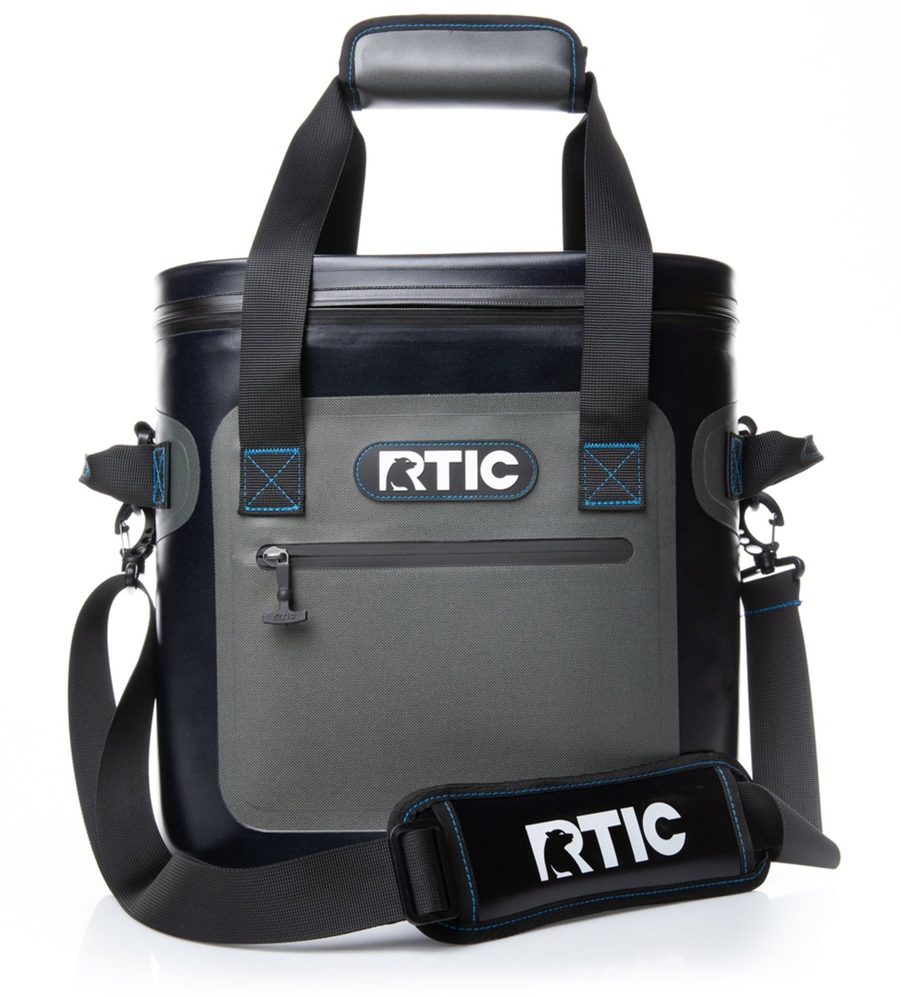 RTIC Outdoors Soft Pack Gray 20-Can Insulated Portable Cooler -  Lightweight, Leak Proof, Floats at