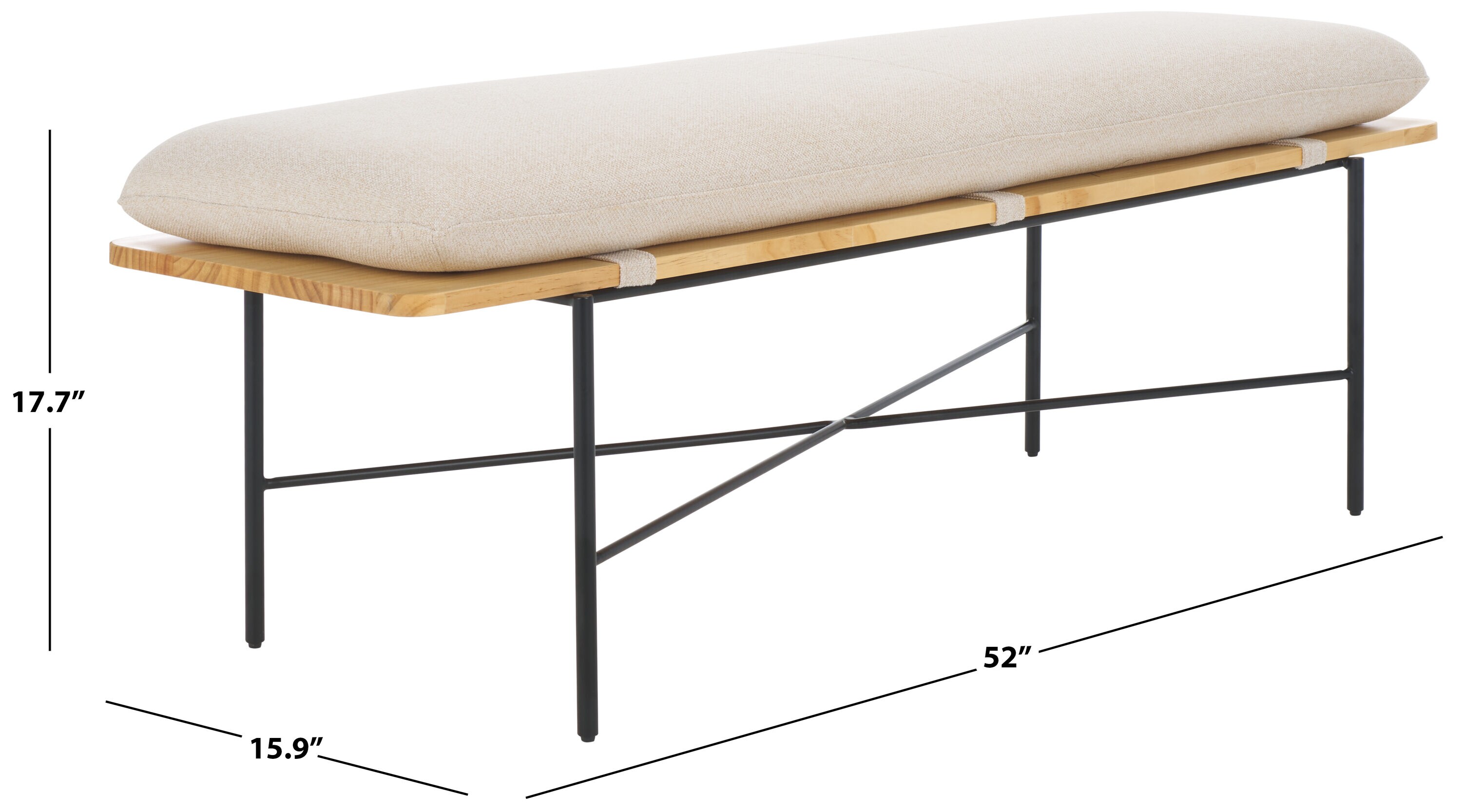 Safavieh BCH5201A bench - View #3