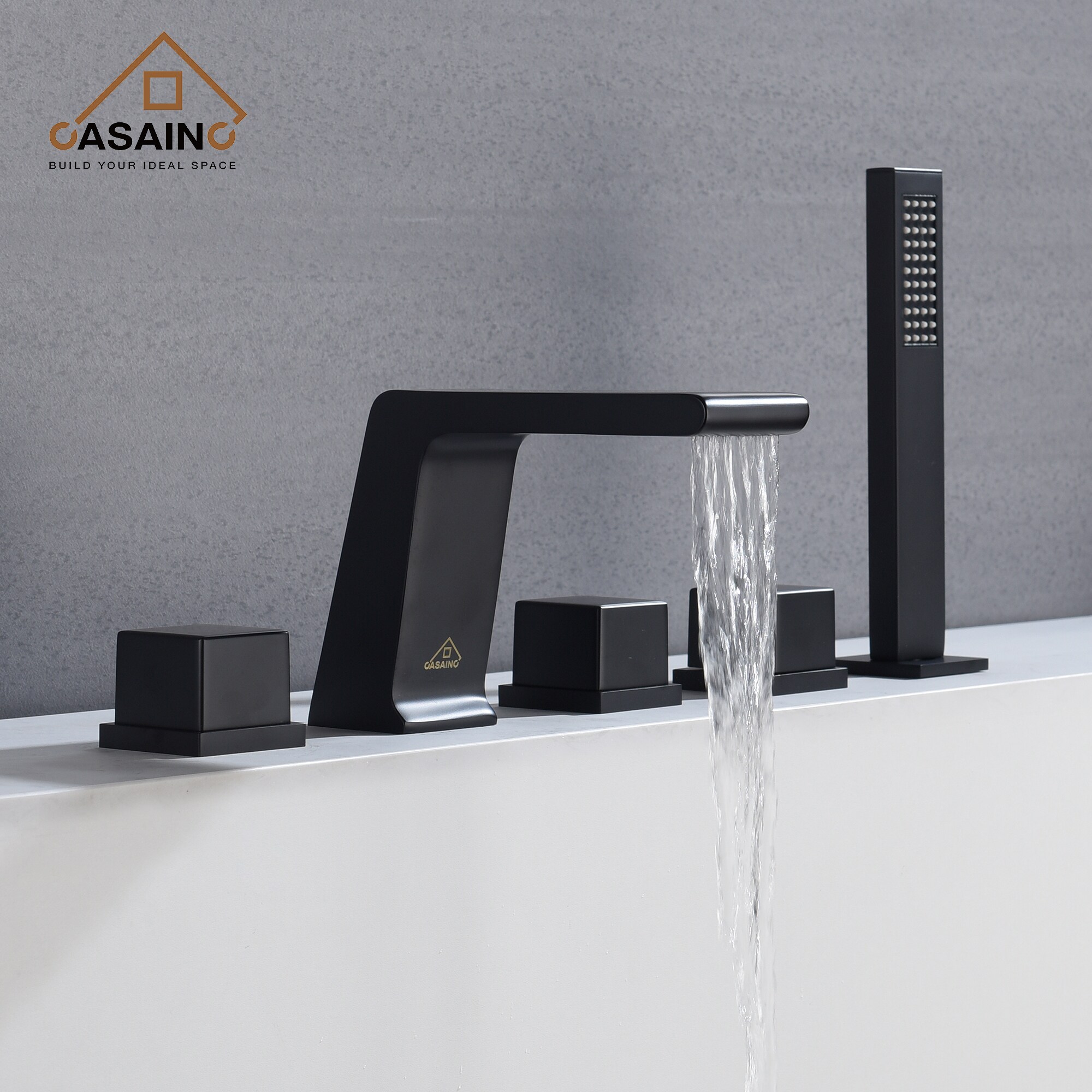 CASAINC M5437-MB Roman-Tub-Faucets - View #10